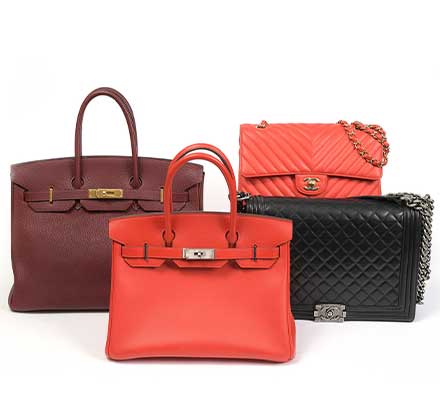 Maroquinerie de Luxe, vêtements, fourrures & accessoires griffés