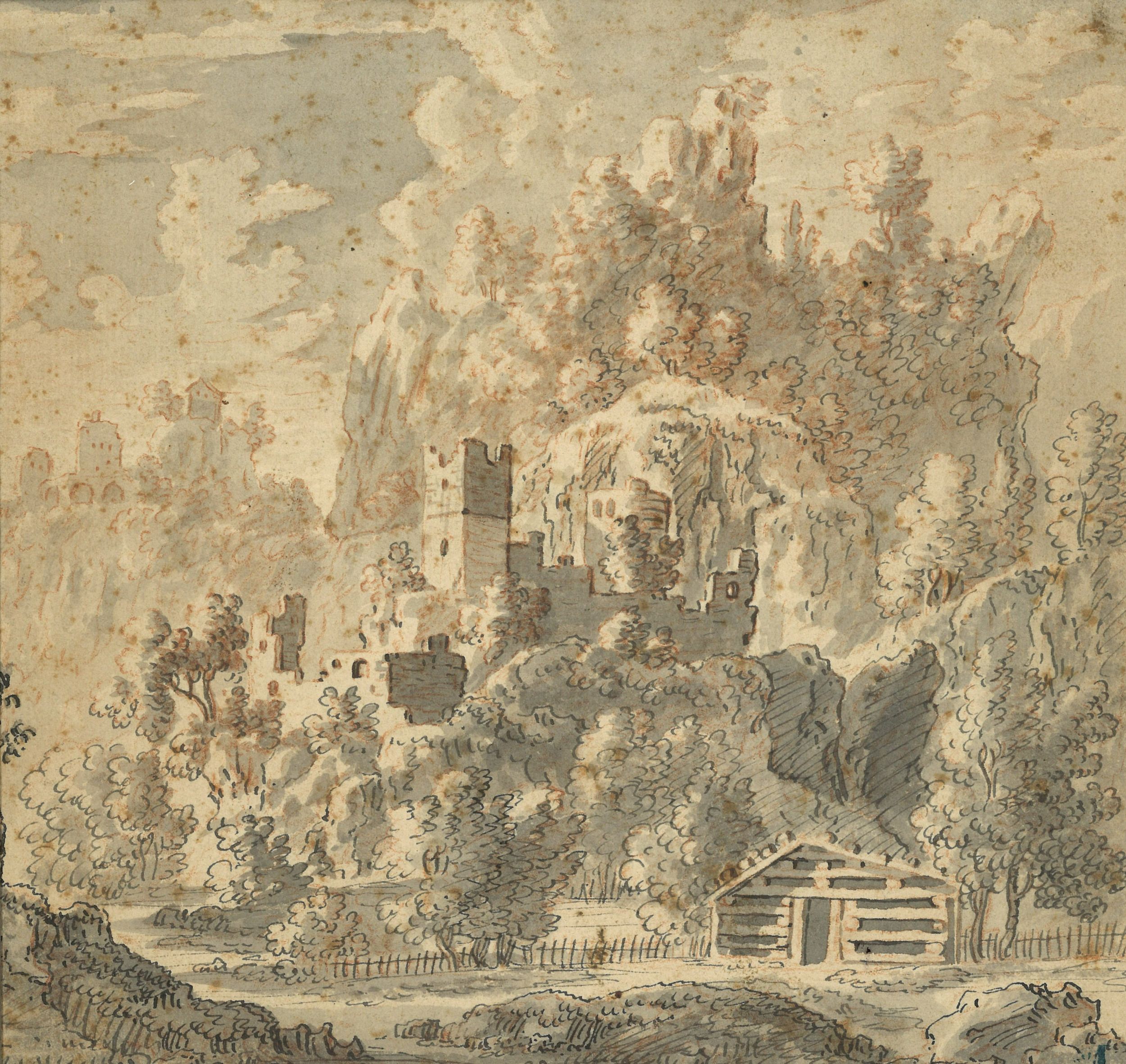 ALFRED DE DREUX (1810 - 1860) Cheval harnaché Dessin et gouache Encadrement d’époque:  | H&ocirc;tel Des Ventes de Monte-Carlo