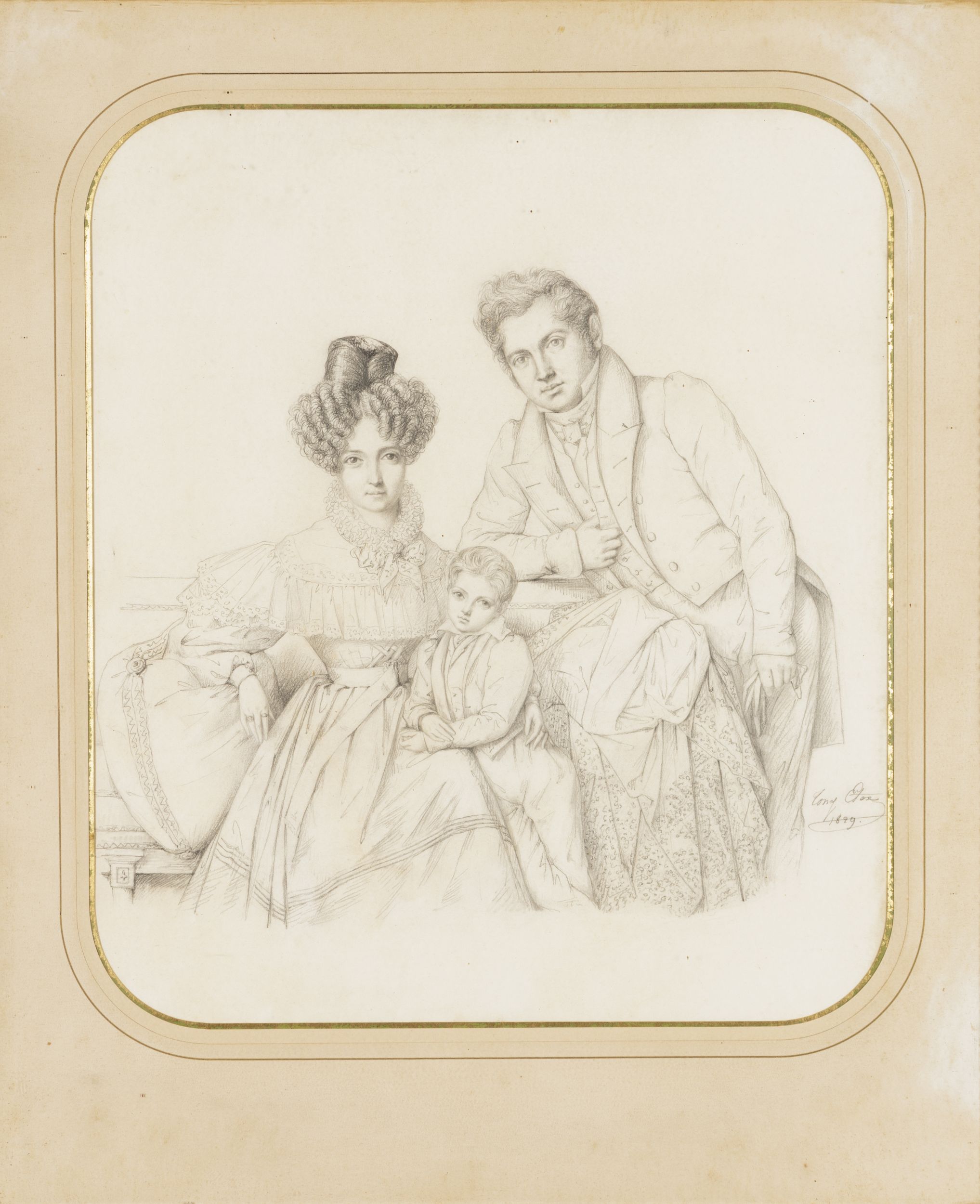 ALFRED DE DREUX (1810 - 1860) Cheval harnaché Dessin et gouache Encadrement d’époque:  | H&ocirc;tel Des Ventes de Monte-Carlo