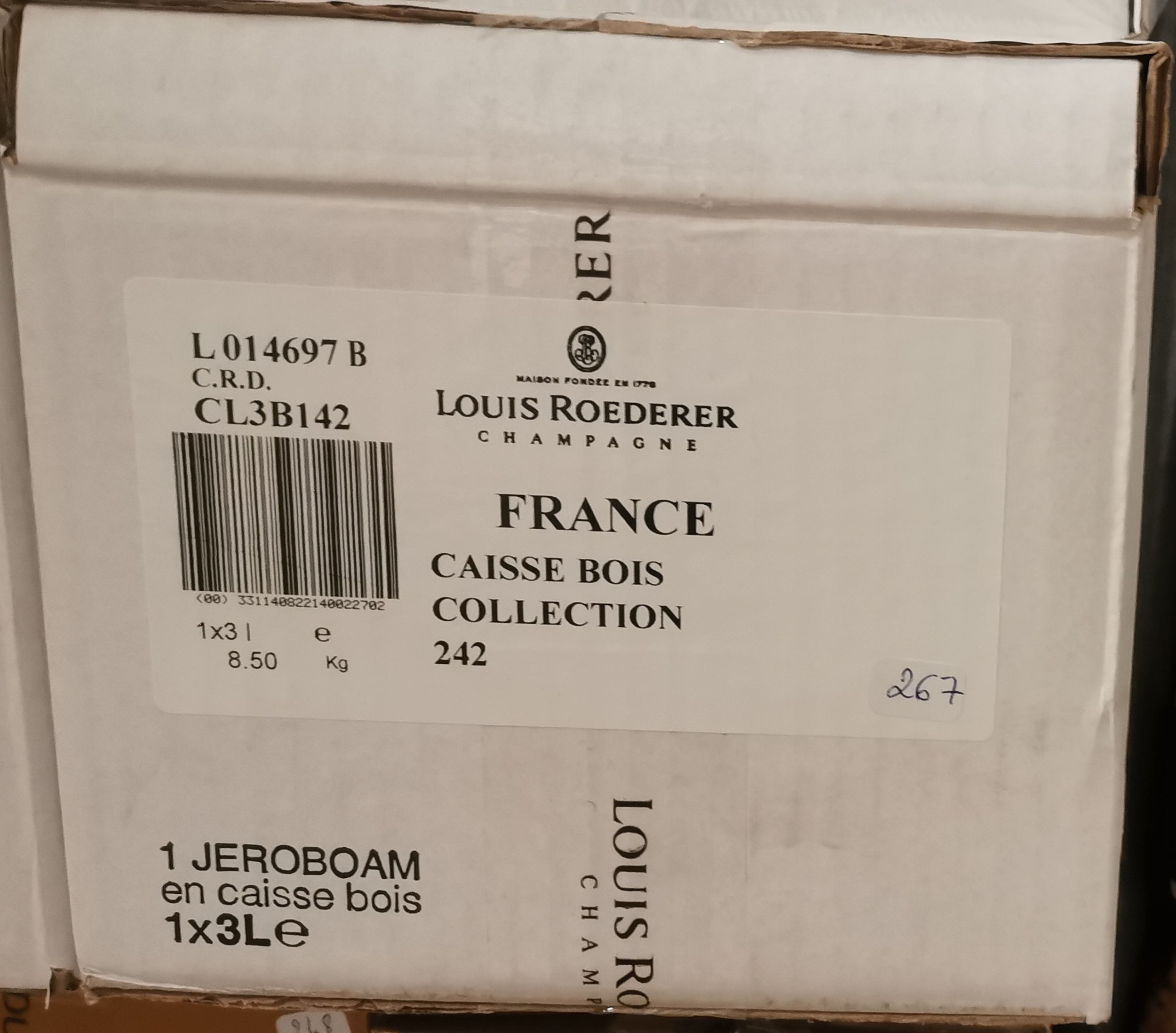 6 bouteilles CHAMPAGNE :  | H&ocirc;tel Des Ventes de Monte-Carlo