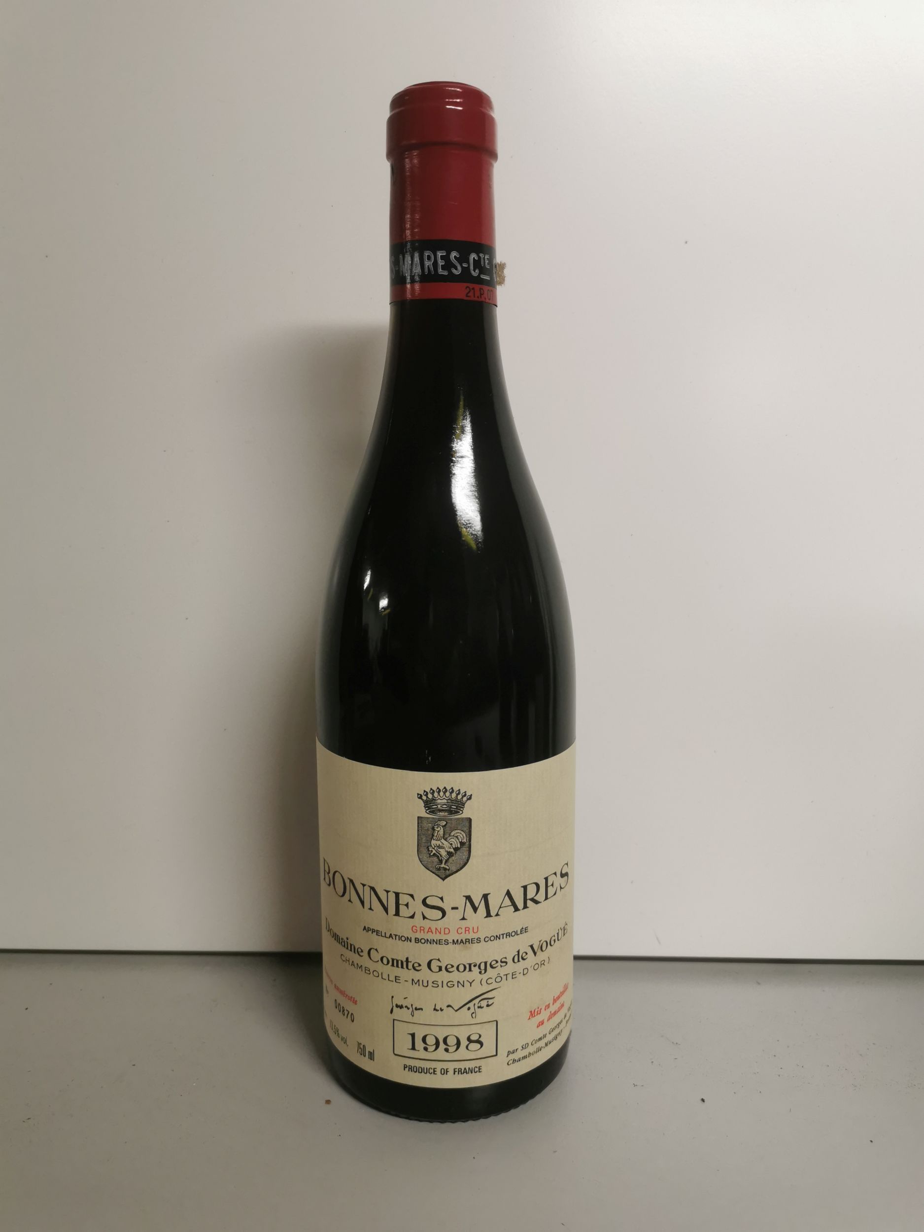 3 bouteilles  POMMARD :  | H&ocirc;tel Des Ventes de Monte-Carlo
