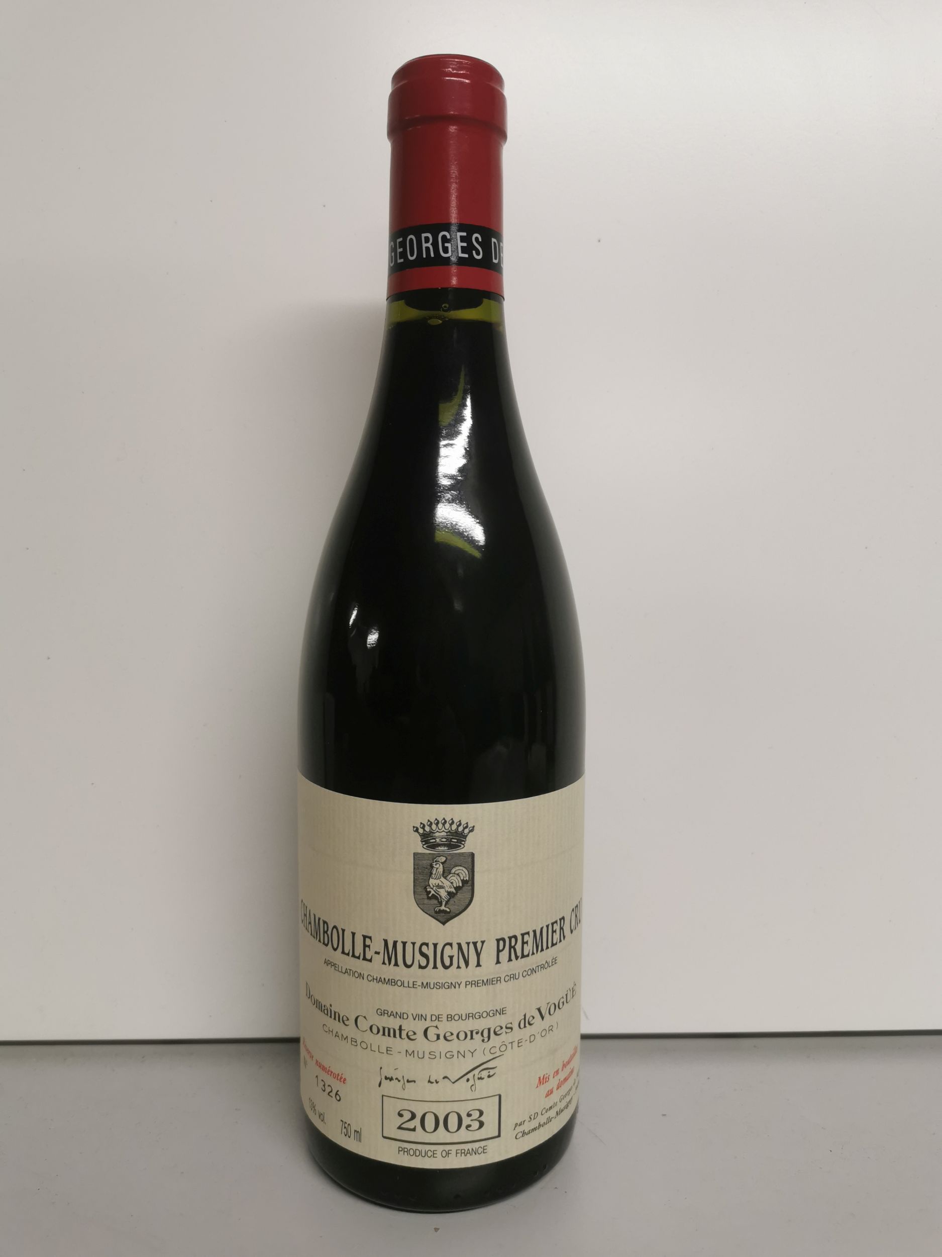 3 bouteilles  POMMARD :  | H&ocirc;tel Des Ventes de Monte-Carlo