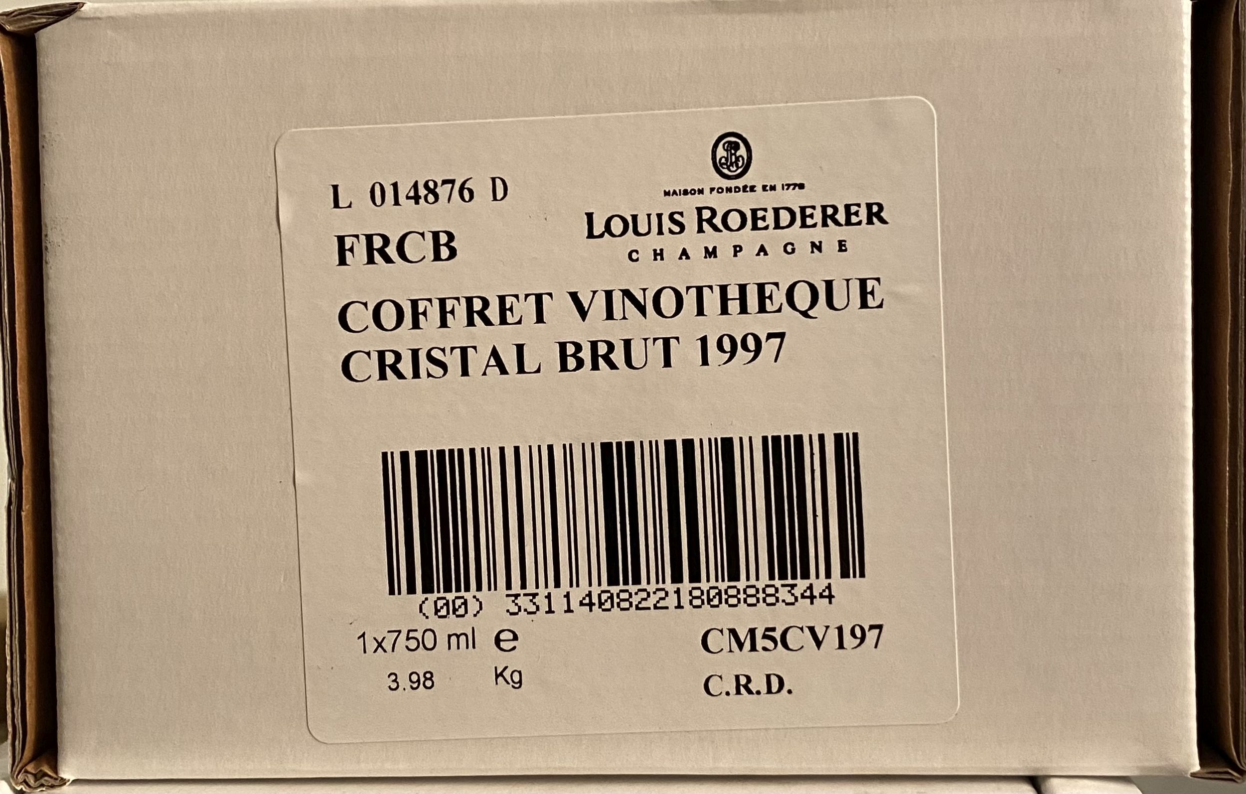1 bouteille CHAMPAGNE :  | H&ocirc;tel Des Ventes de Monte-Carlo