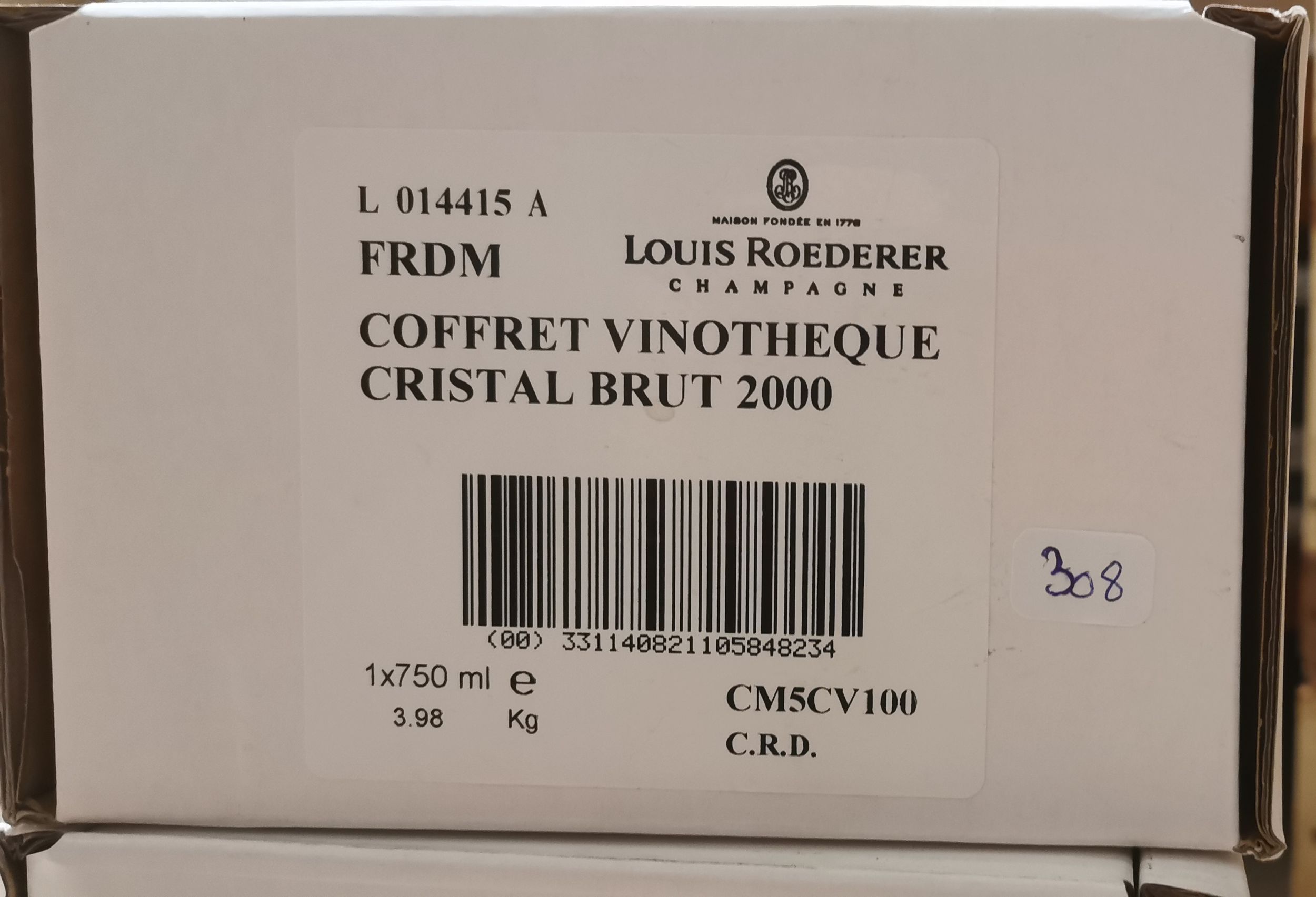 6 bouteilles CHAMPAGNE :  | H&ocirc;tel Des Ventes de Monte-Carlo