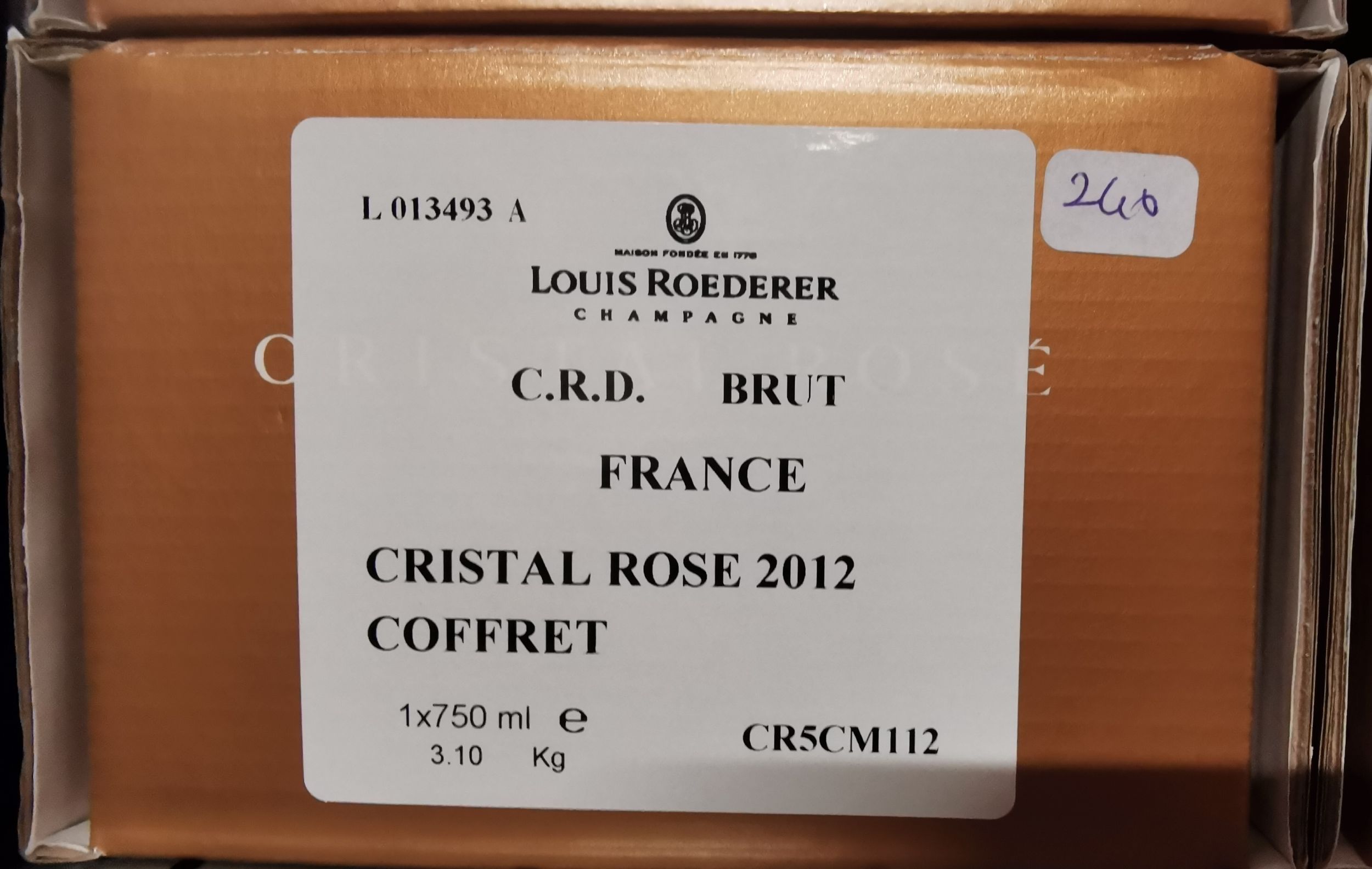 6 bouteilles CHAMPAGNE :  | H&ocirc;tel Des Ventes de Monte-Carlo