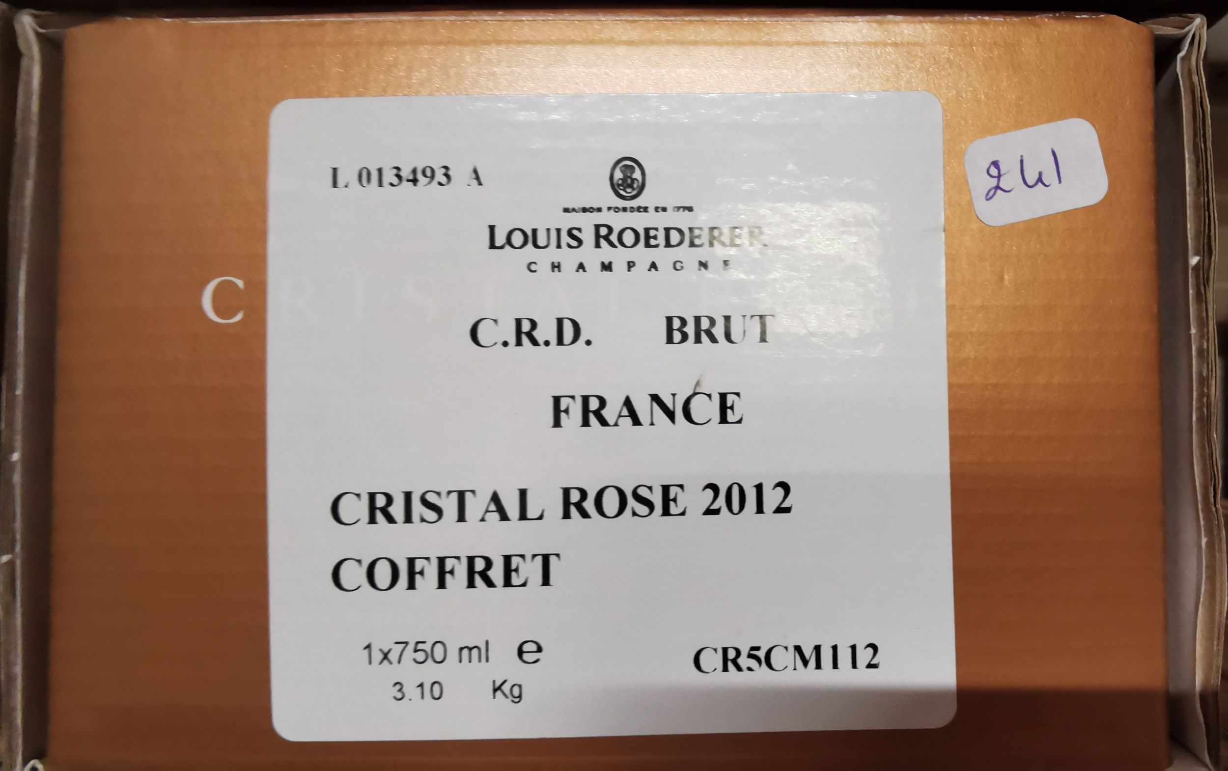 6 bouteilles CHAMPAGNE :  | H&ocirc;tel Des Ventes de Monte-Carlo
