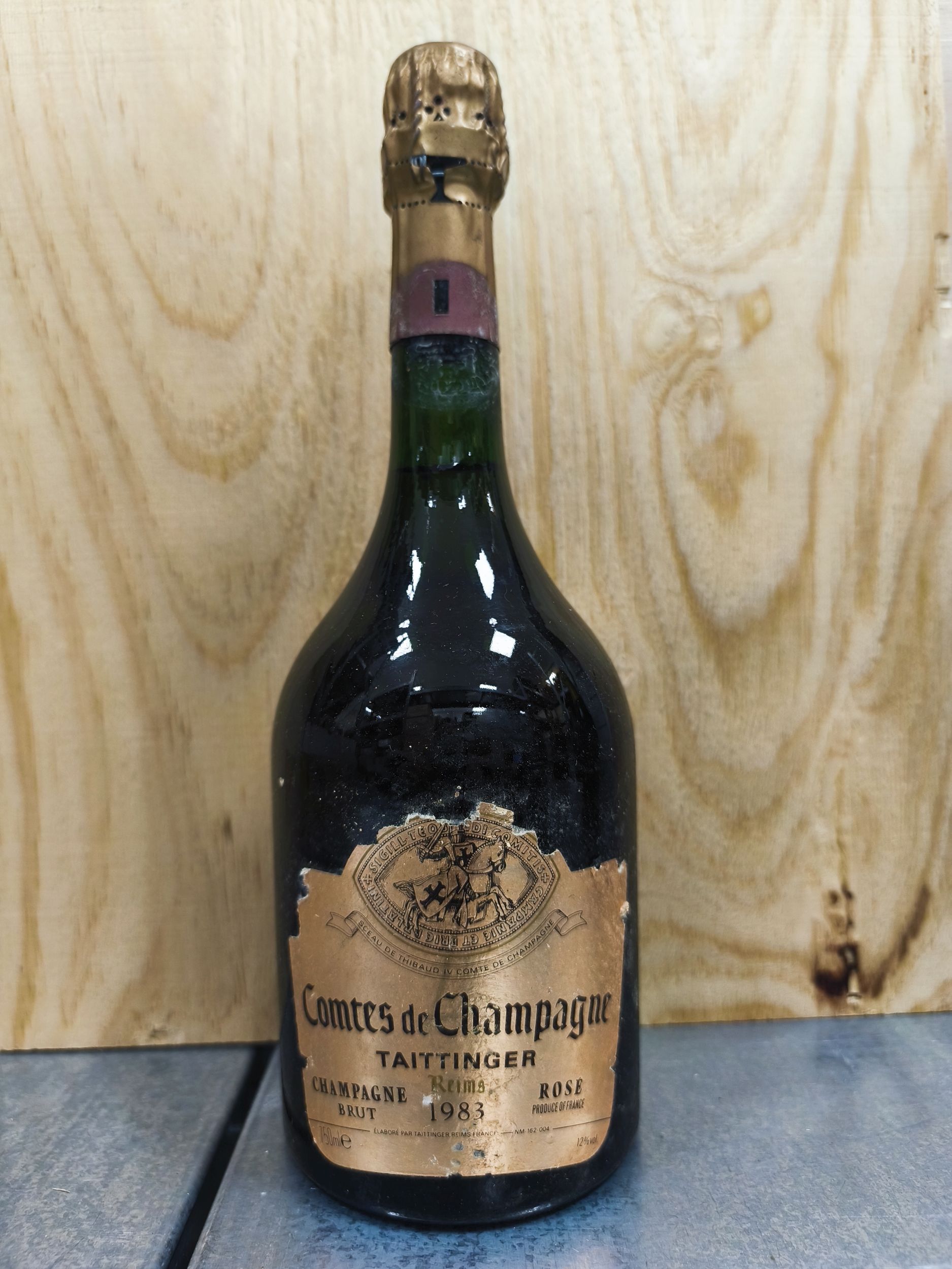 1  bouteille  CHAMPAGNE  