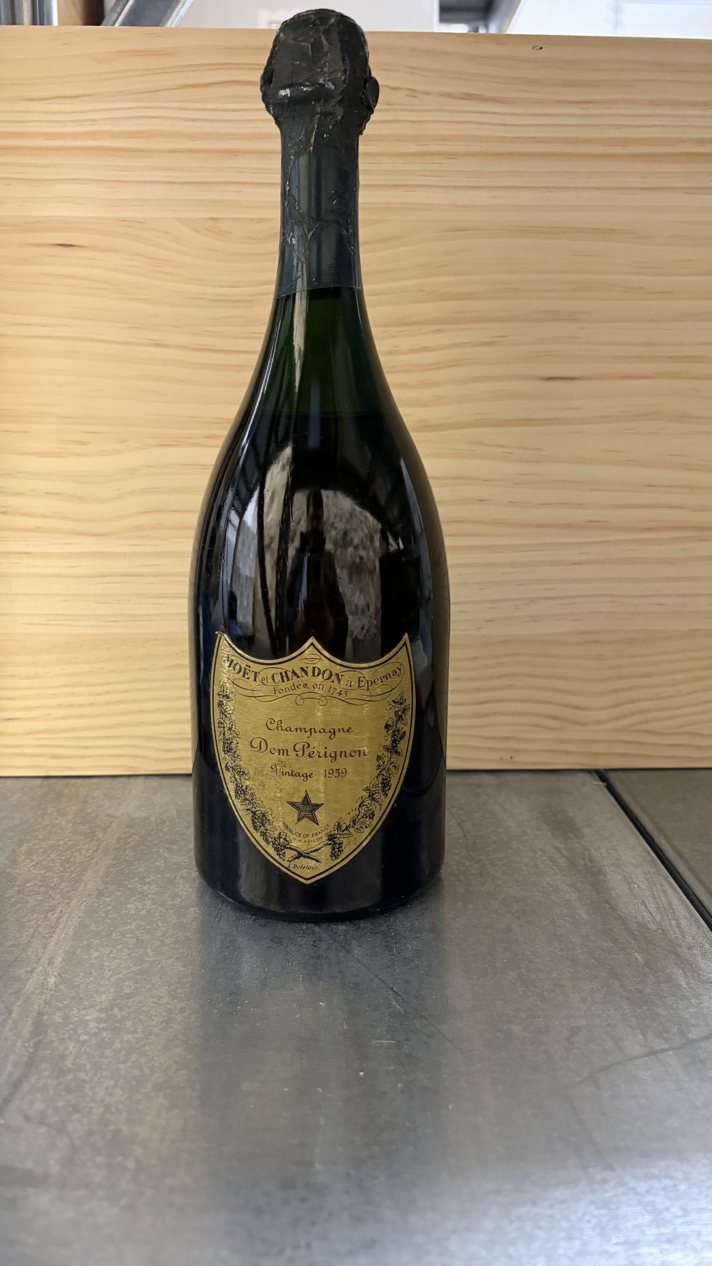 1  bouteille  CHAMPAGNE  "Dom Pérignon",