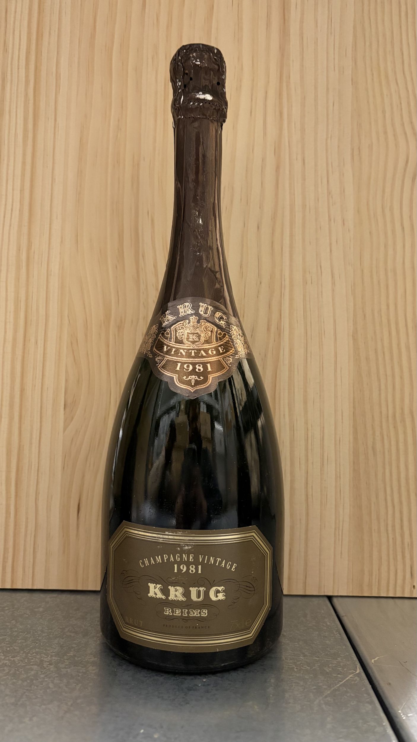 1  bouteille  CHAMPAGNE  