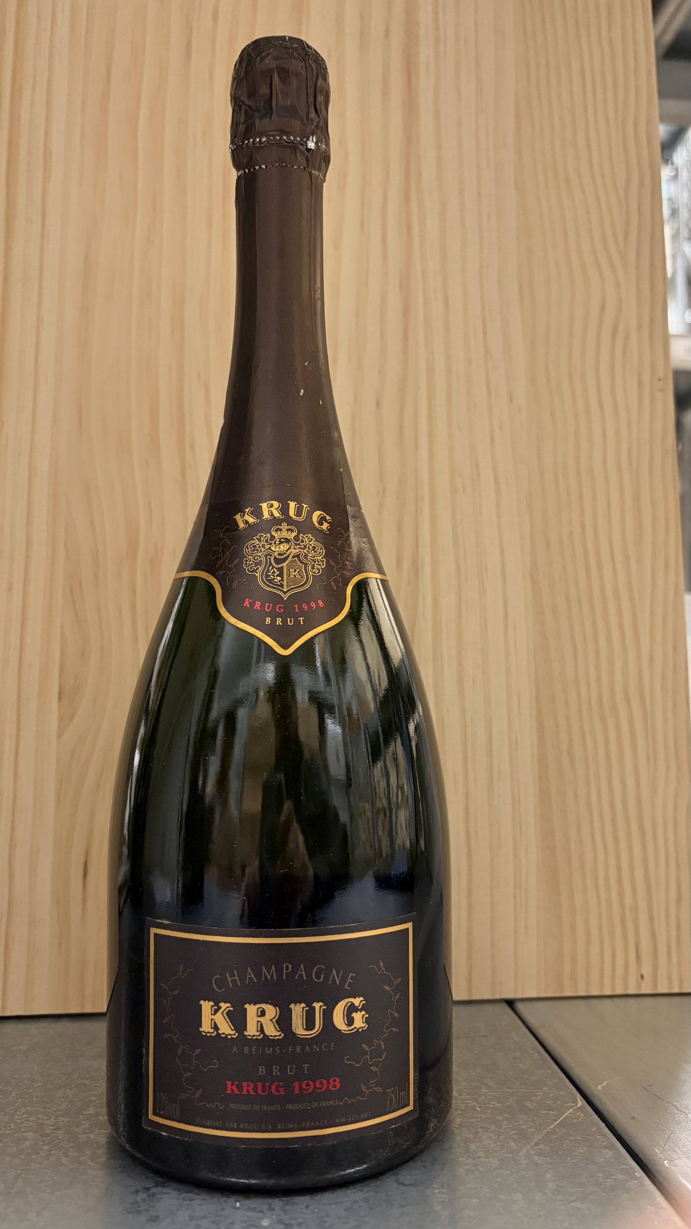 1  bouteille  CHAMPAGNE  