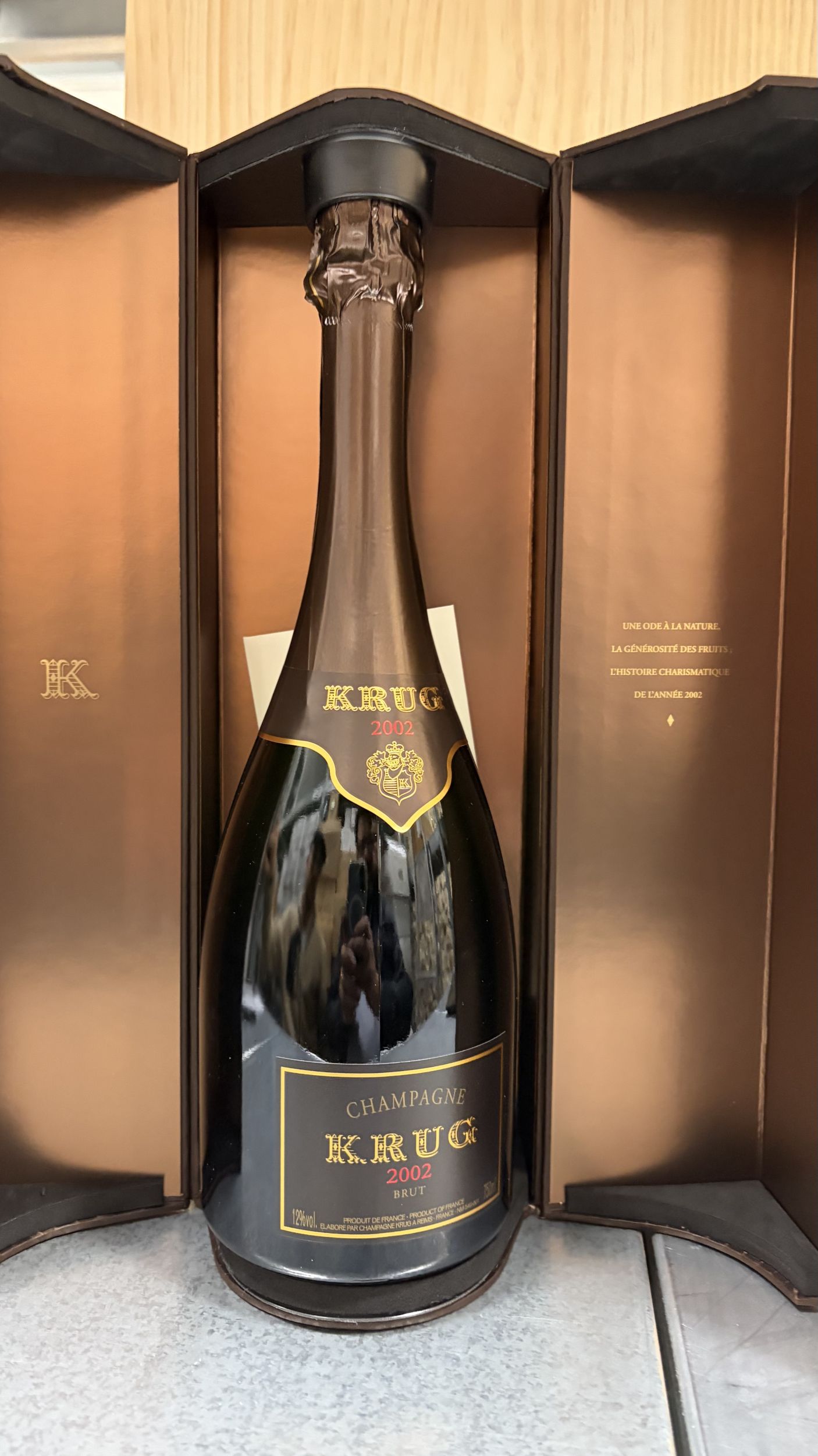 1  bouteille  CHAMPAGNE  
