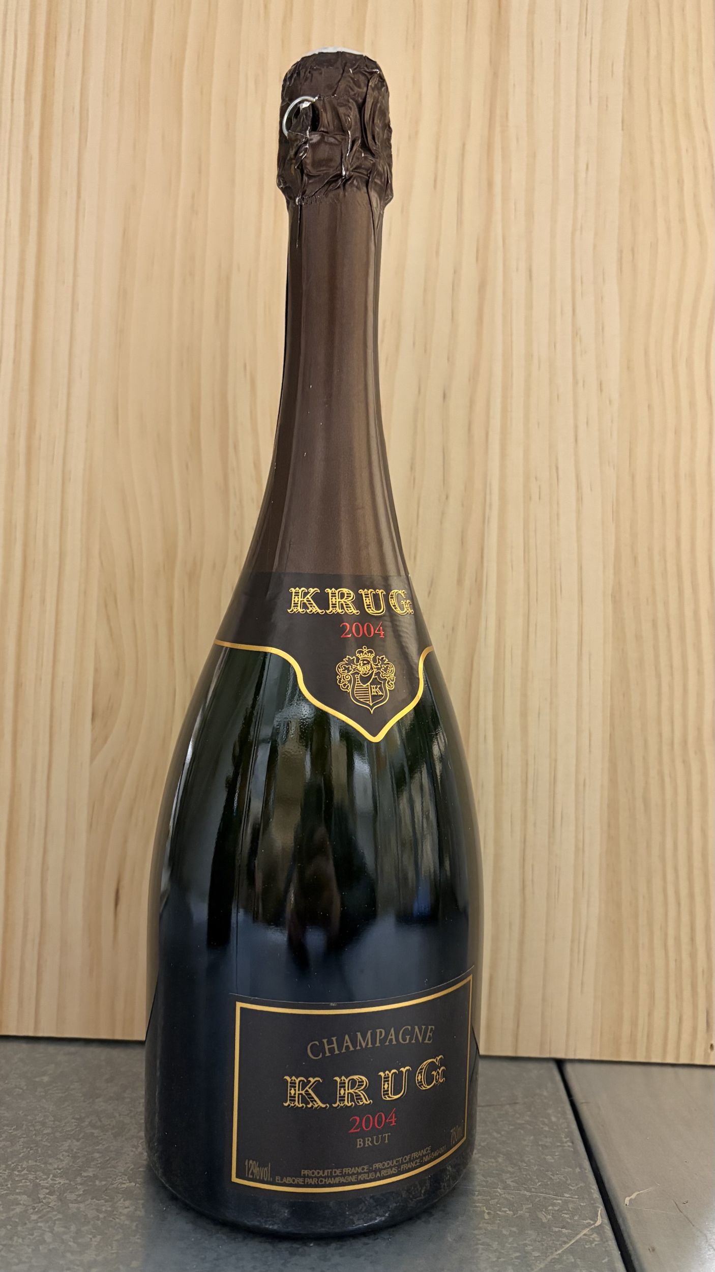 1  bouteille  CHAMPAGNE  