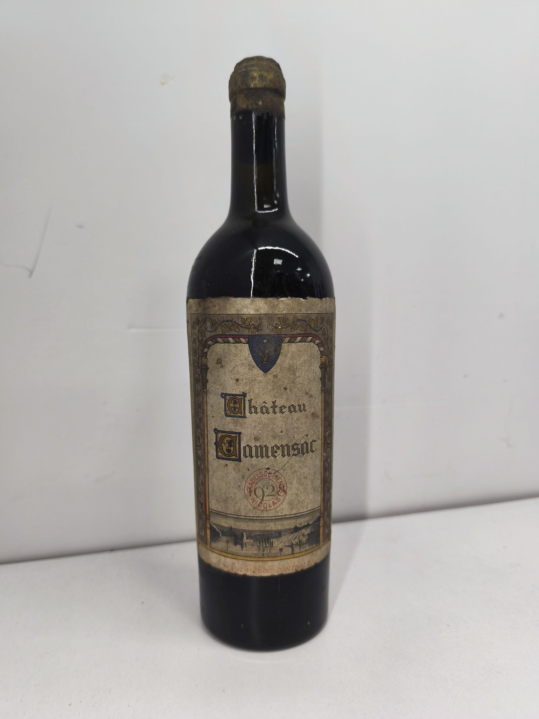 1  bouteille  Château  CAMENSAC,