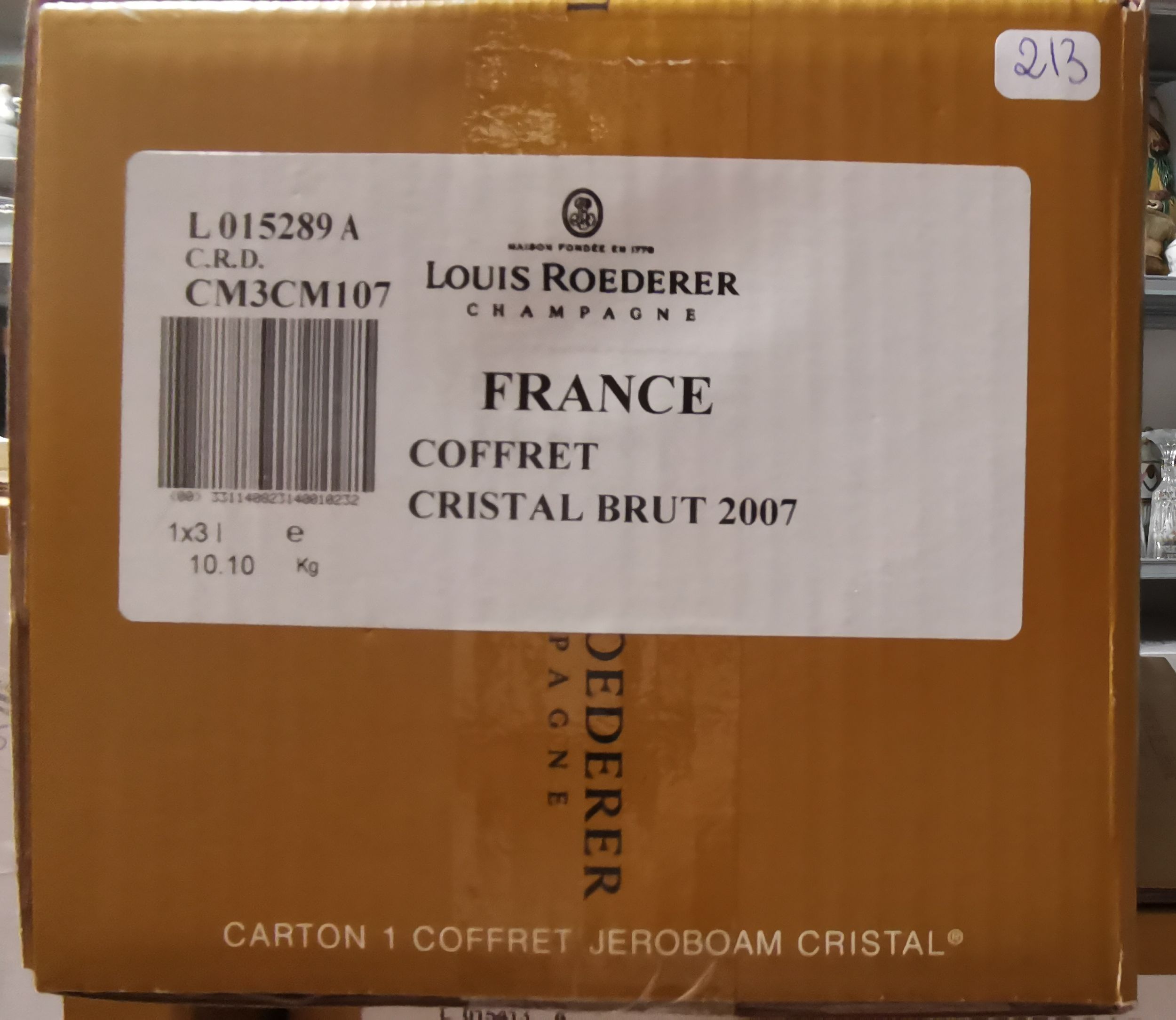 6 bouteilles CHAMPAGNE :  | H&ocirc;tel Des Ventes de Monte-Carlo