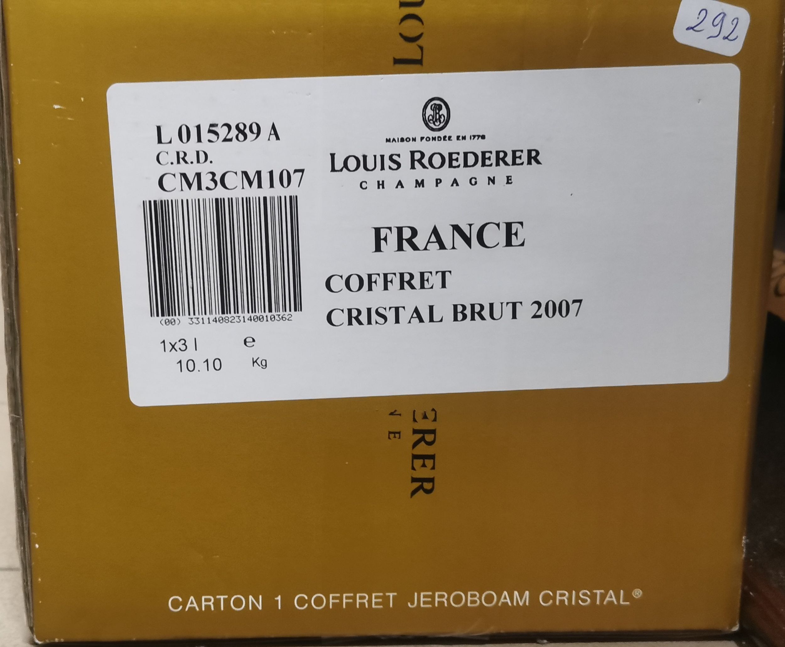 6 bouteilles CHAMPAGNE :  | H&ocirc;tel Des Ventes de Monte-Carlo