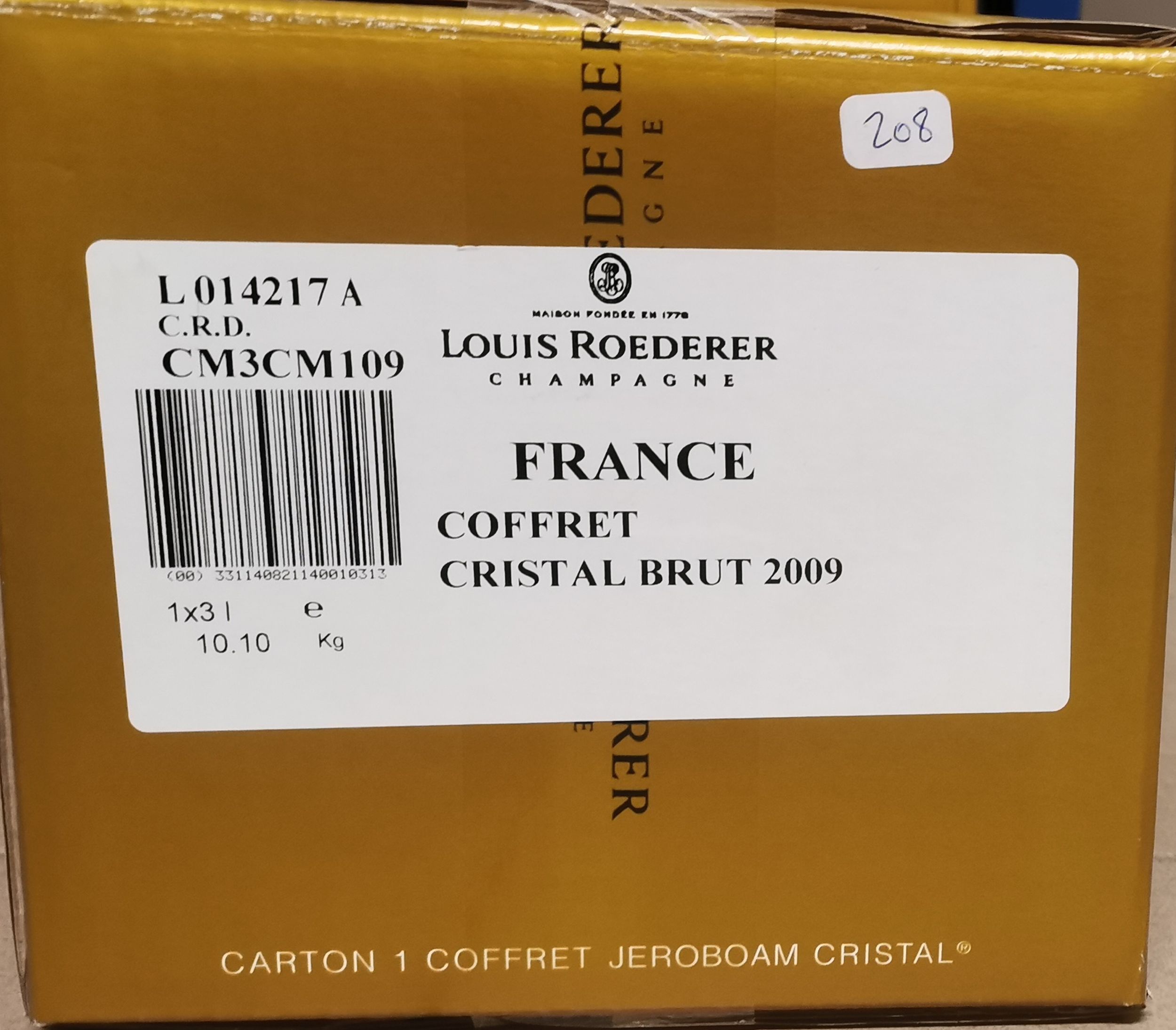 6 bouteilles CHAMPAGNE :  | H&ocirc;tel Des Ventes de Monte-Carlo