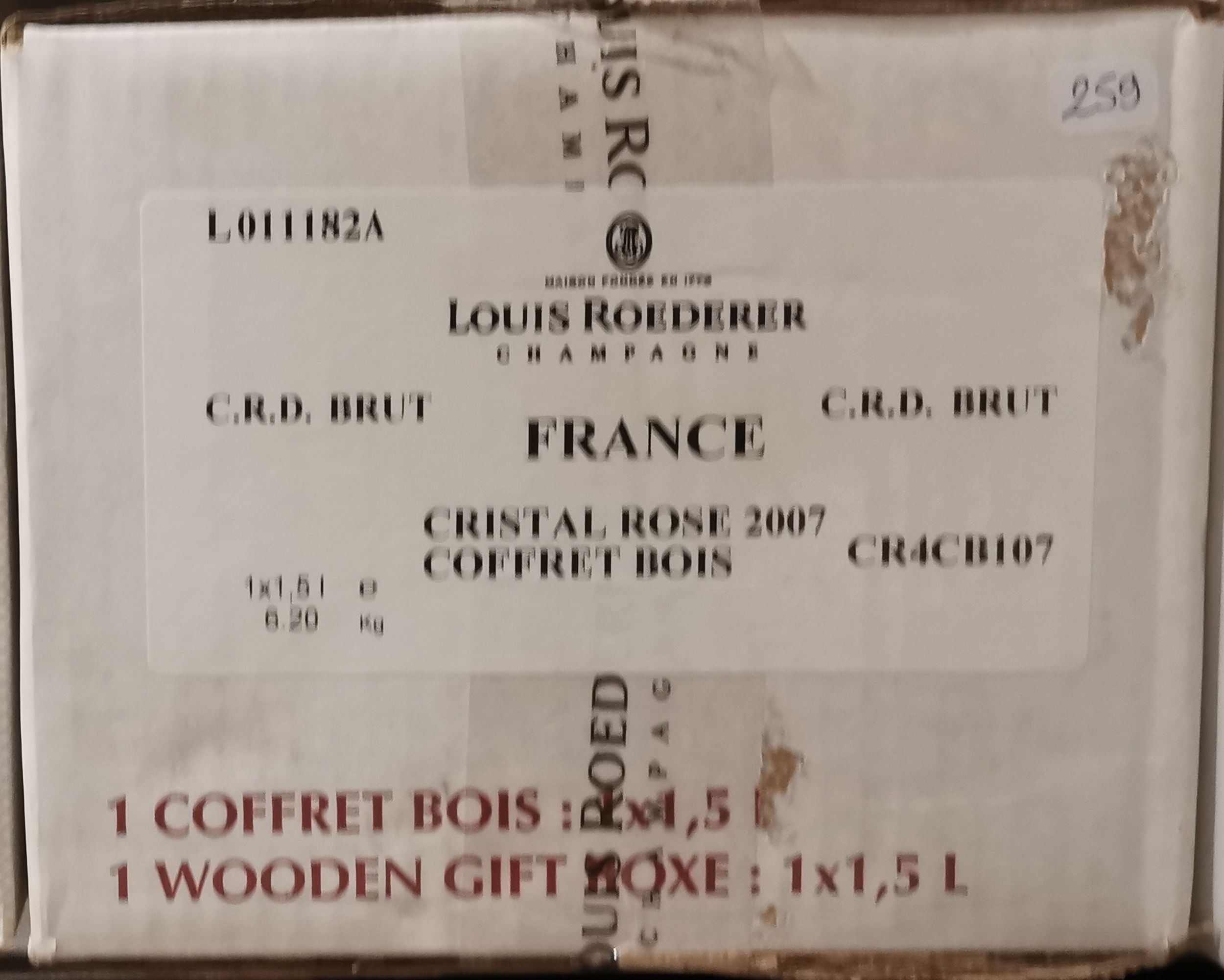 6 bouteilles CHAMPAGNE :  | H&ocirc;tel Des Ventes de Monte-Carlo