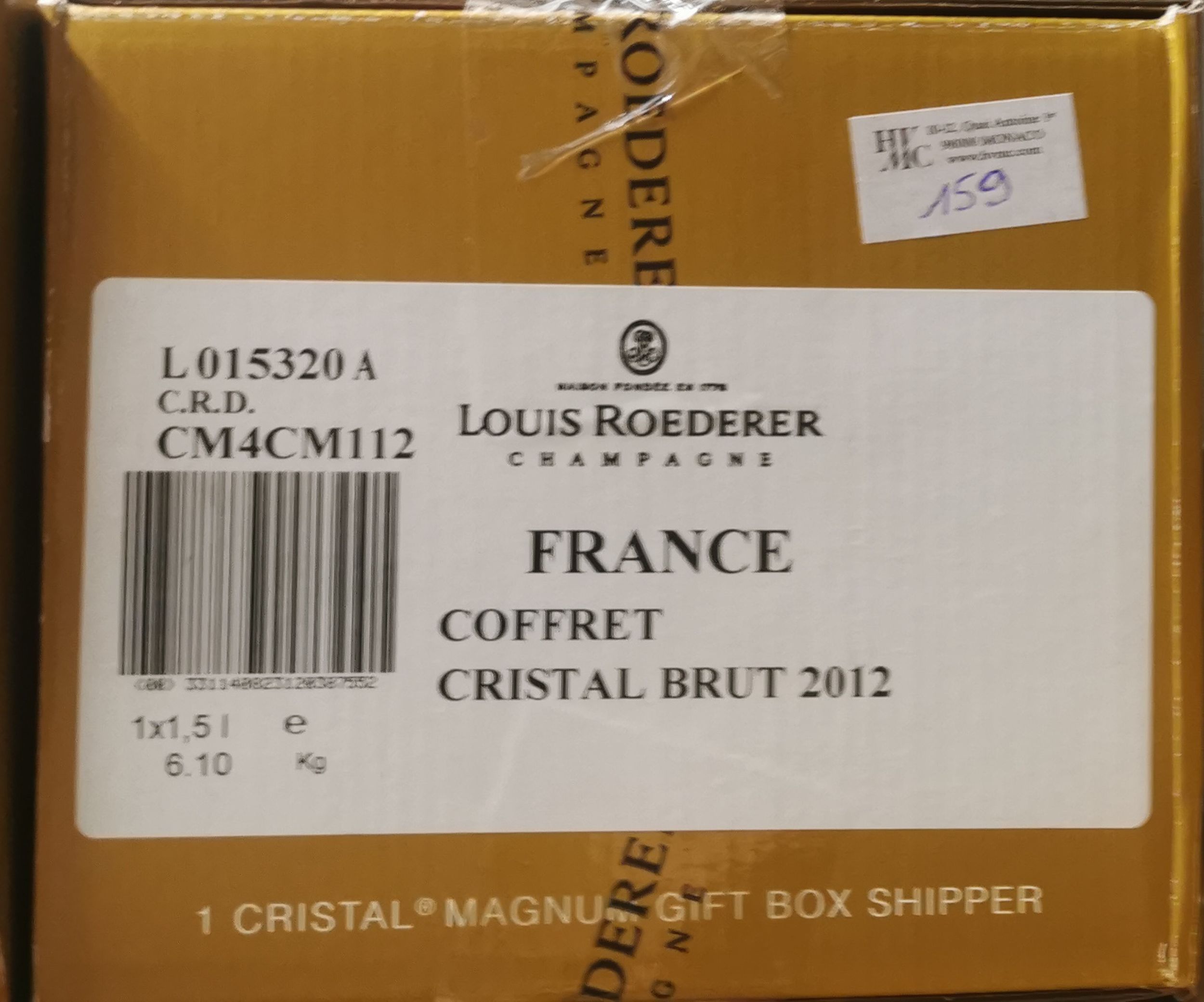 6 bouteilles CHAMPAGNE :  | H&ocirc;tel Des Ventes de Monte-Carlo