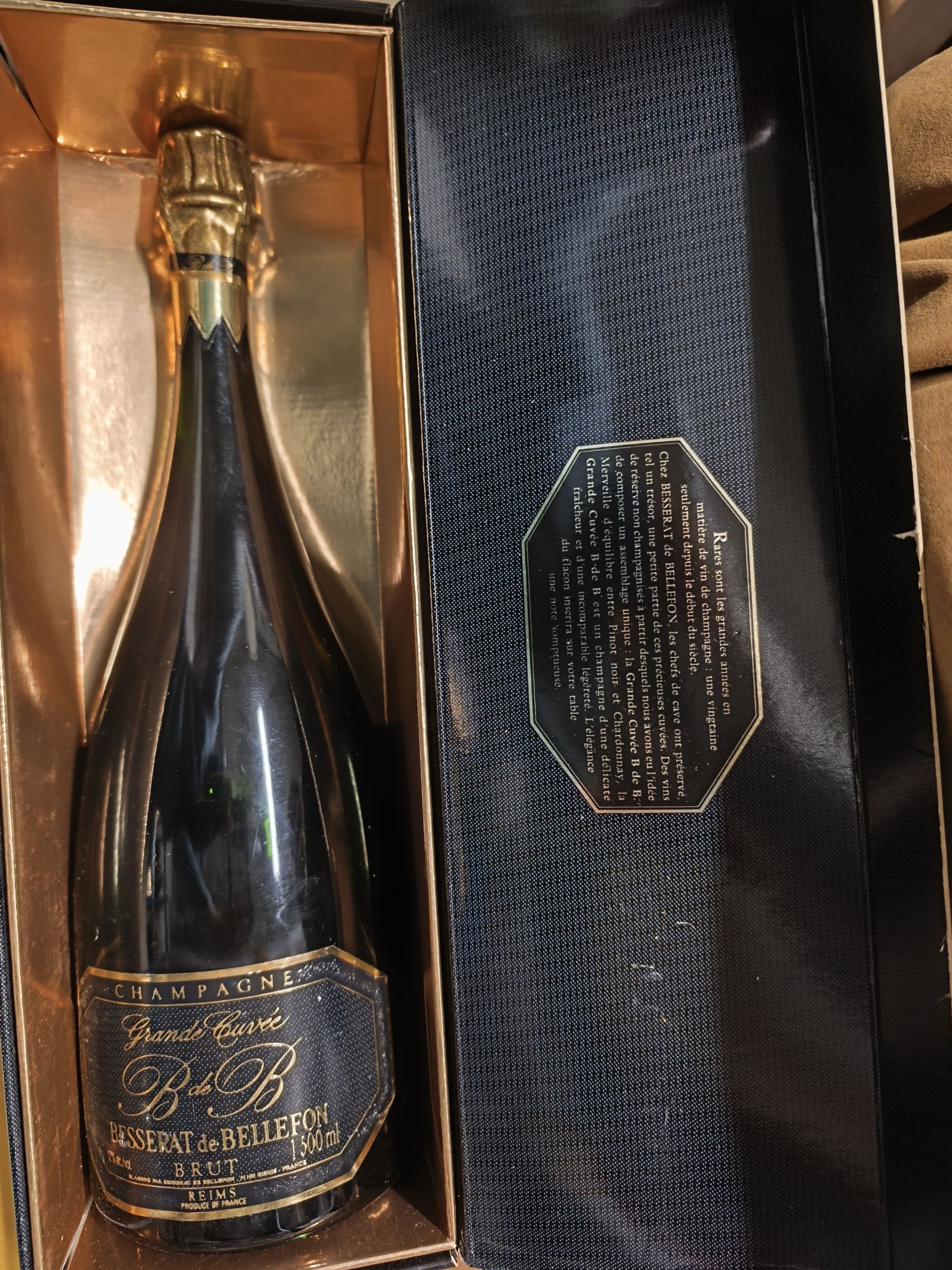 1  bouteille  CHAMPAGNE  