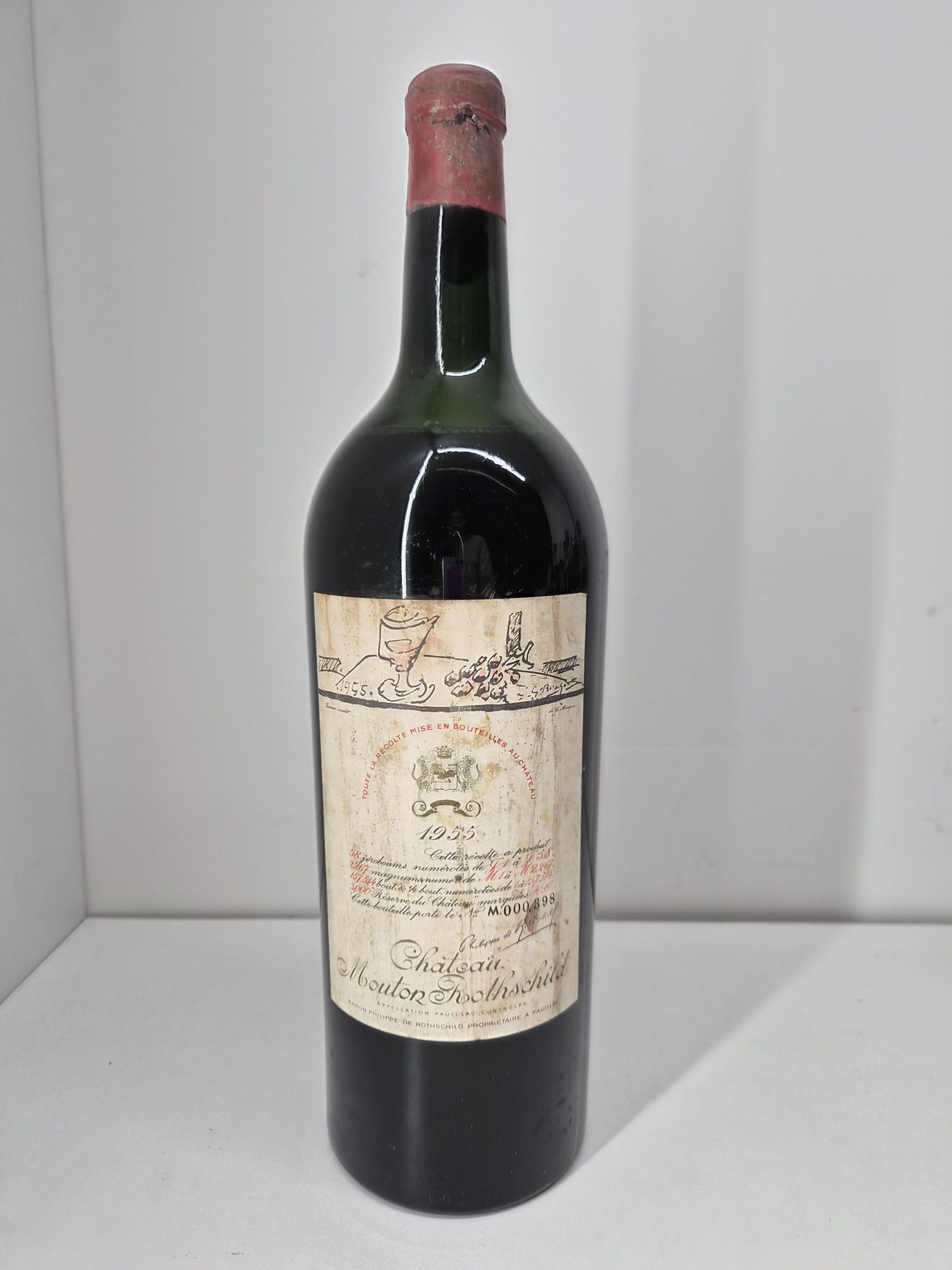 1  magnum  Château  MOUTON-ROTHSCHILD,
