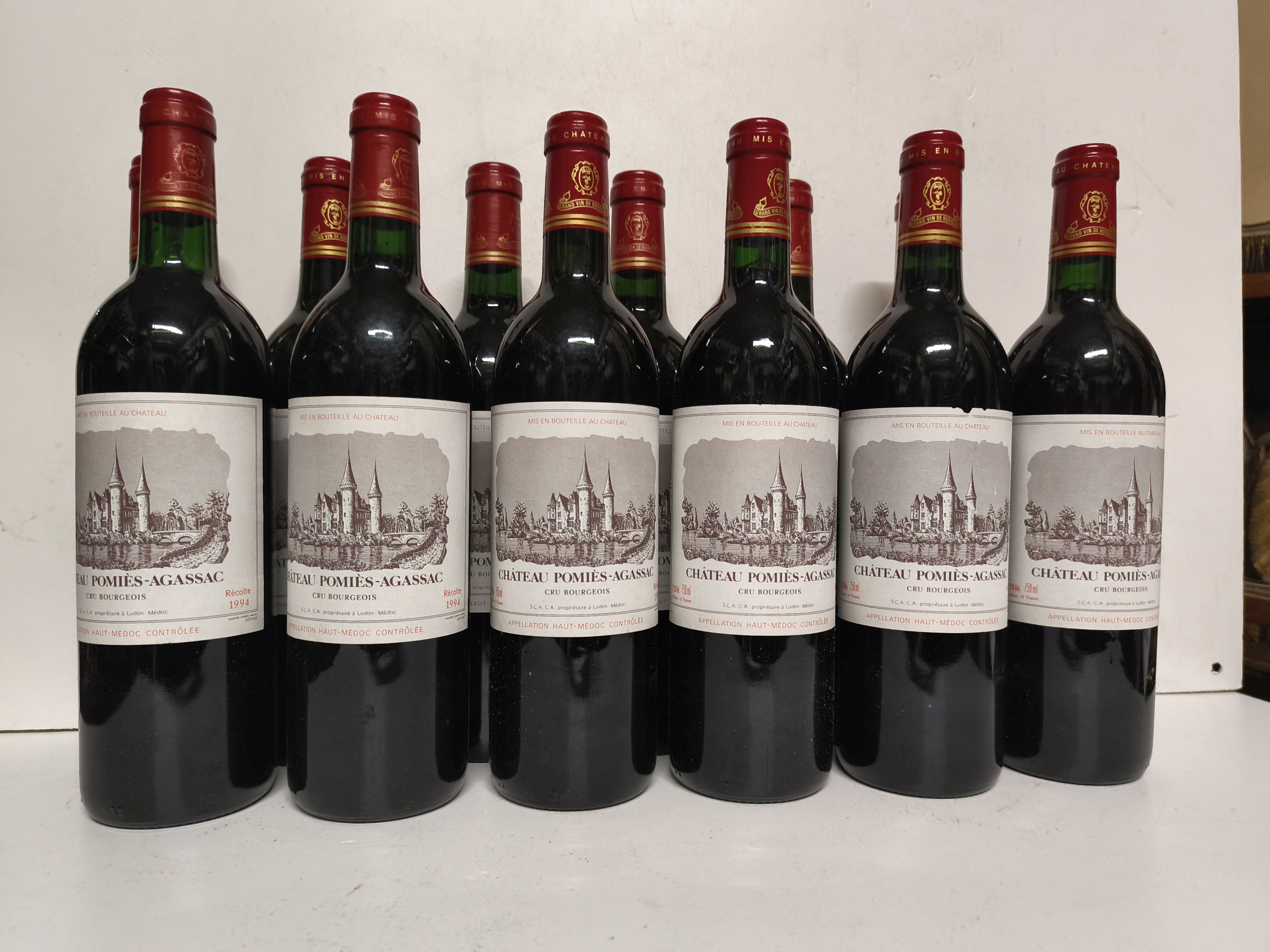 12 bouteilles Château POMIÈS-AGASSAC