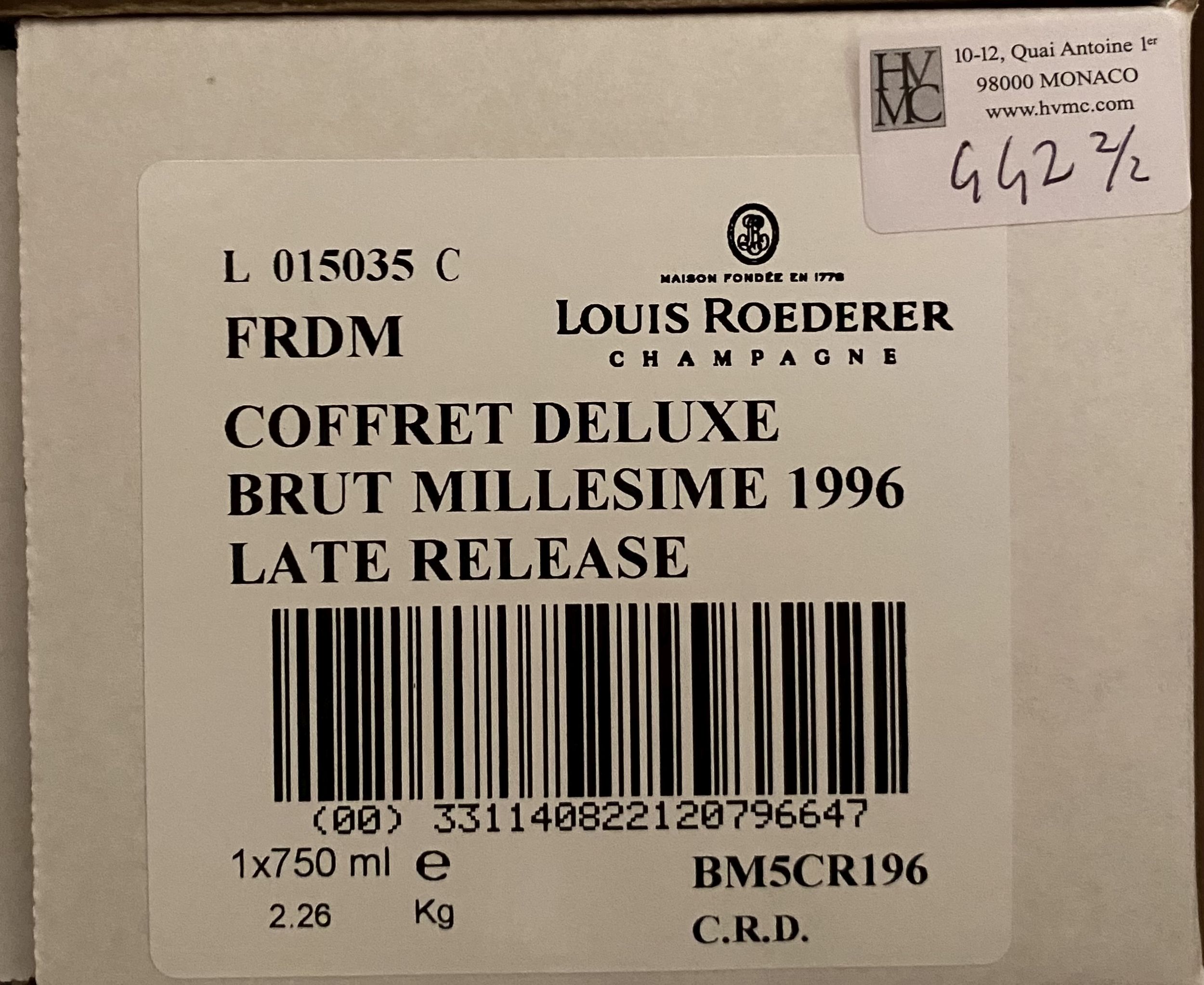 2 bouteilles CHAMPAGNE