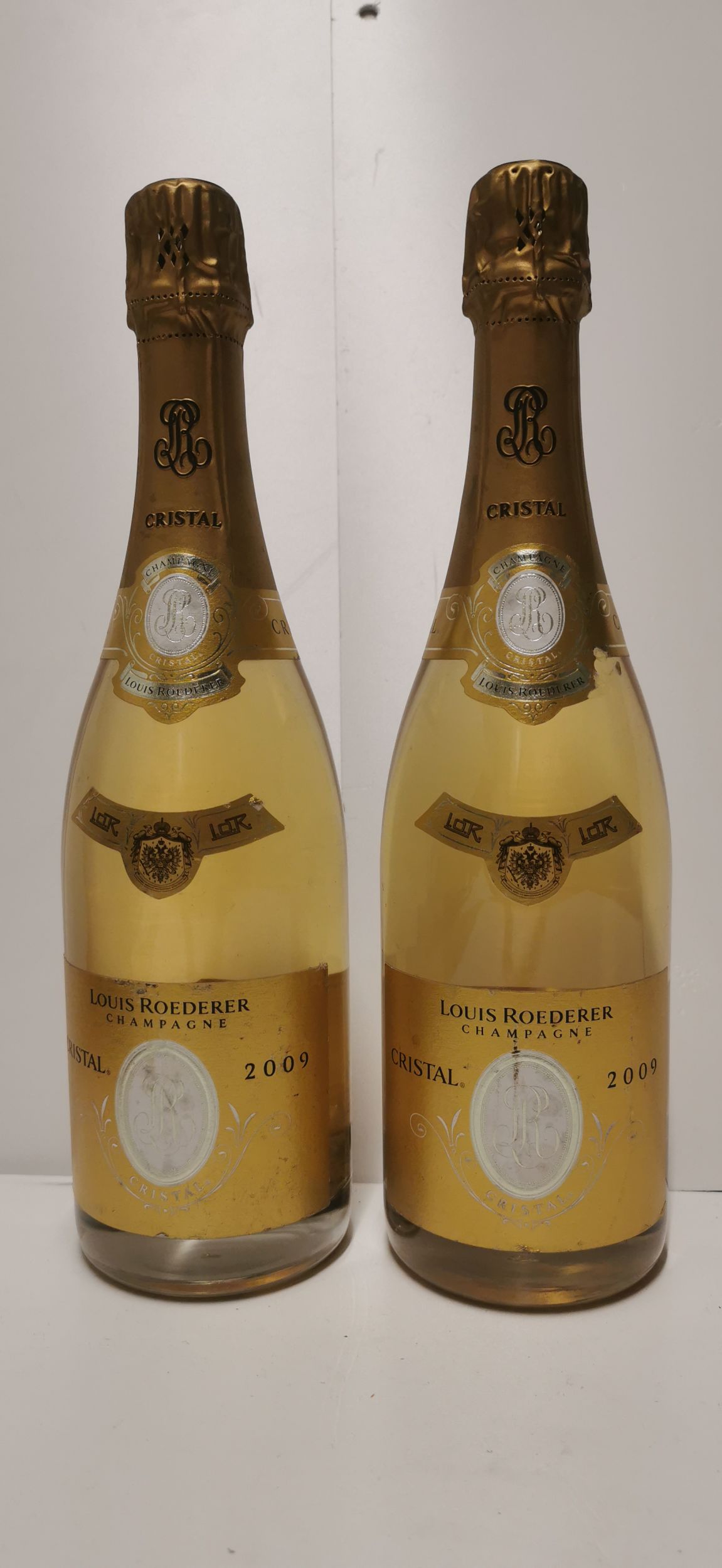 2 bouteilles CHAMPAGNE 