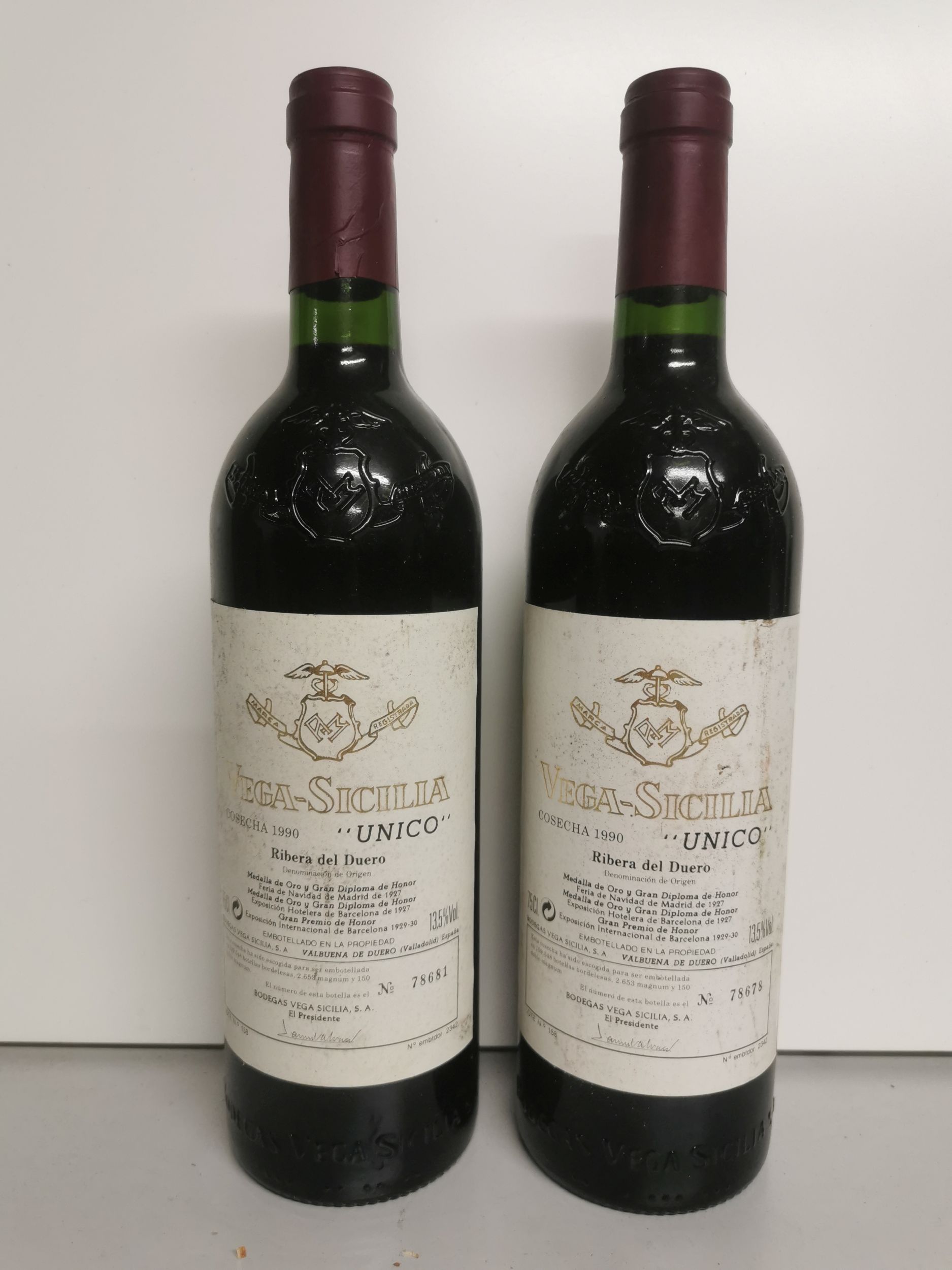 2 bouteilles  AMARONE :  | H&ocirc;tel Des Ventes de Monte-Carlo