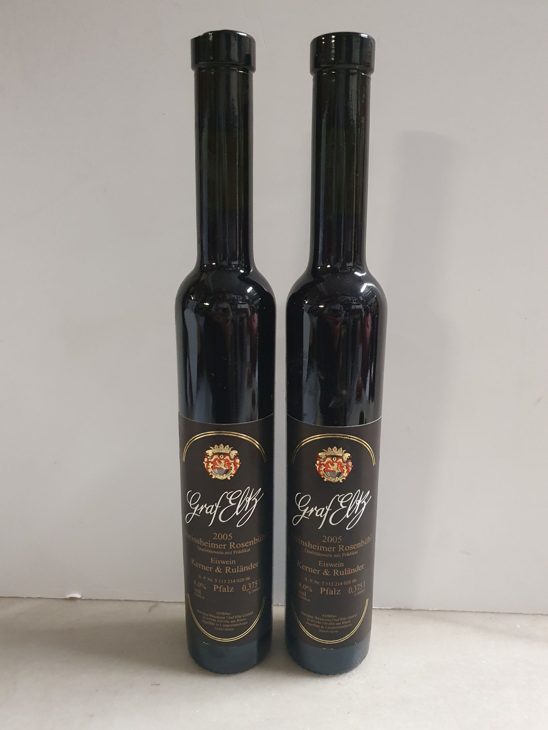 2 demi-bouteilles  EISWEIN 