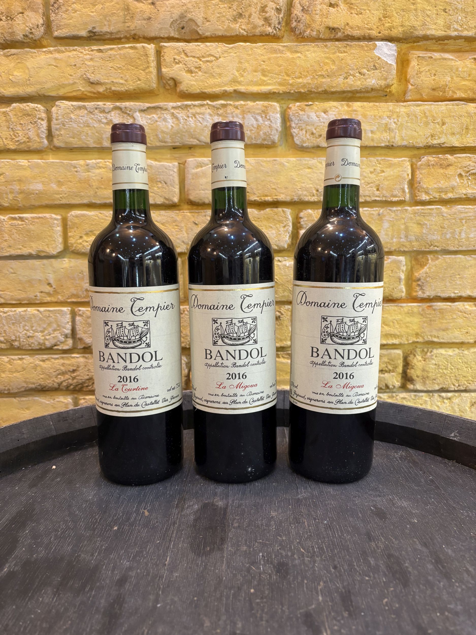 3 bouteilles BANDOL "La Migoua"