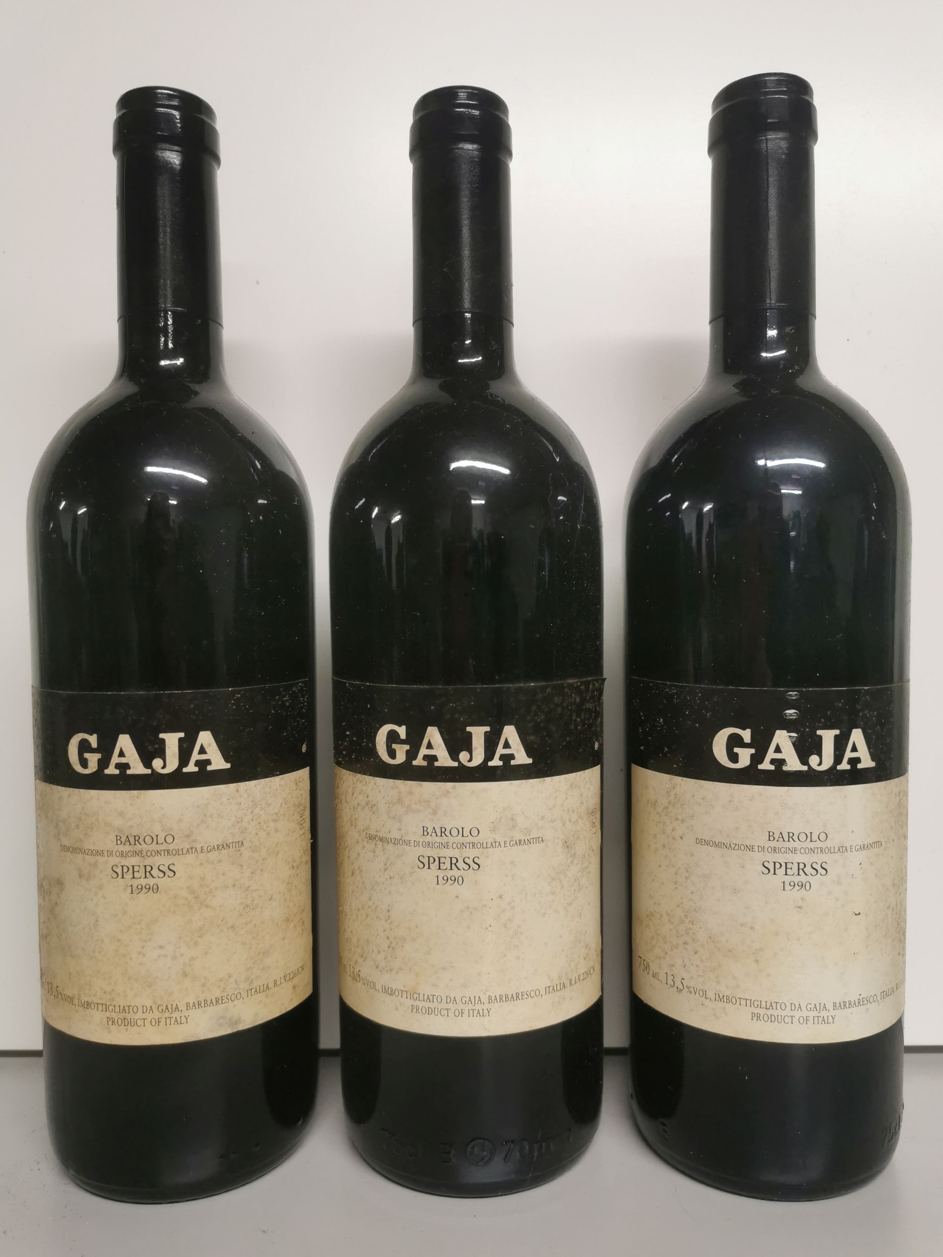 3 bouteilles BAROLO "Sperss"