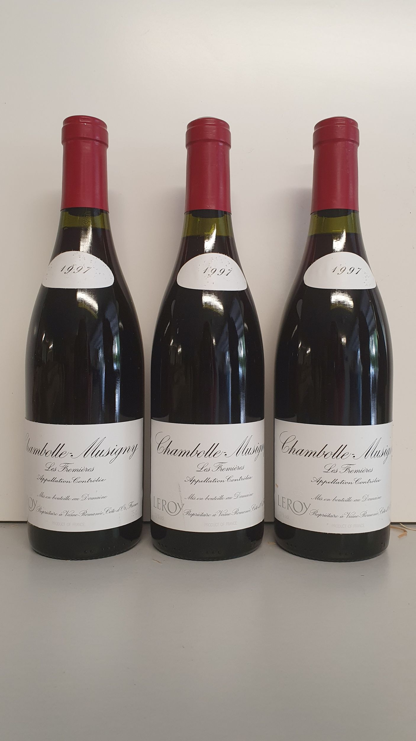 3 bouteilles  POMMARD :  | H&ocirc;tel Des Ventes de Monte-Carlo