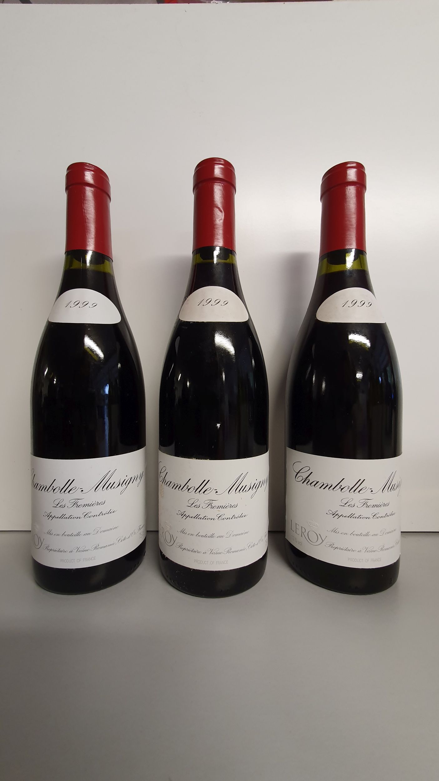 3 bouteilles  POMMARD :  | H&ocirc;tel Des Ventes de Monte-Carlo