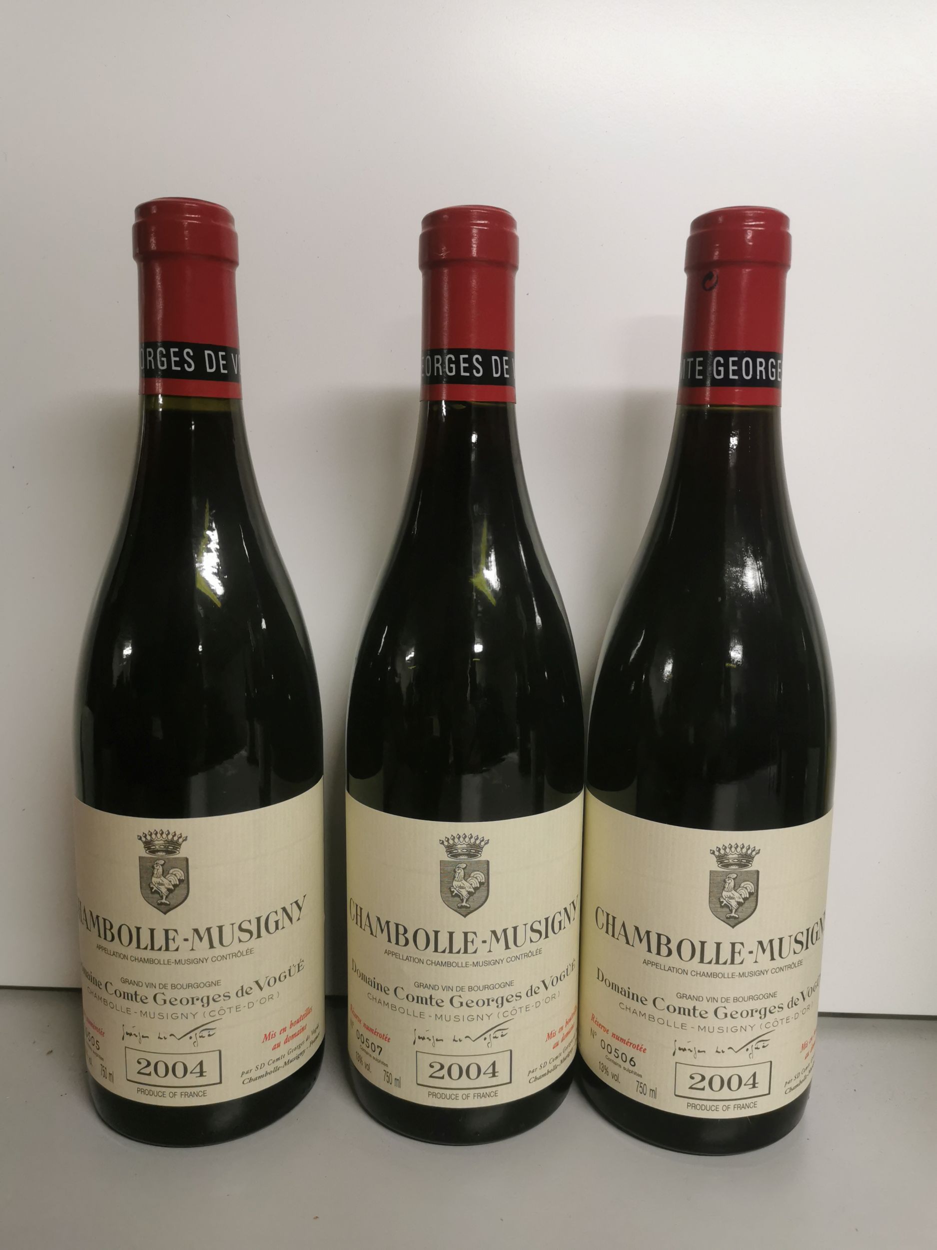 3 bouteilles  POMMARD :  | H&ocirc;tel Des Ventes de Monte-Carlo
