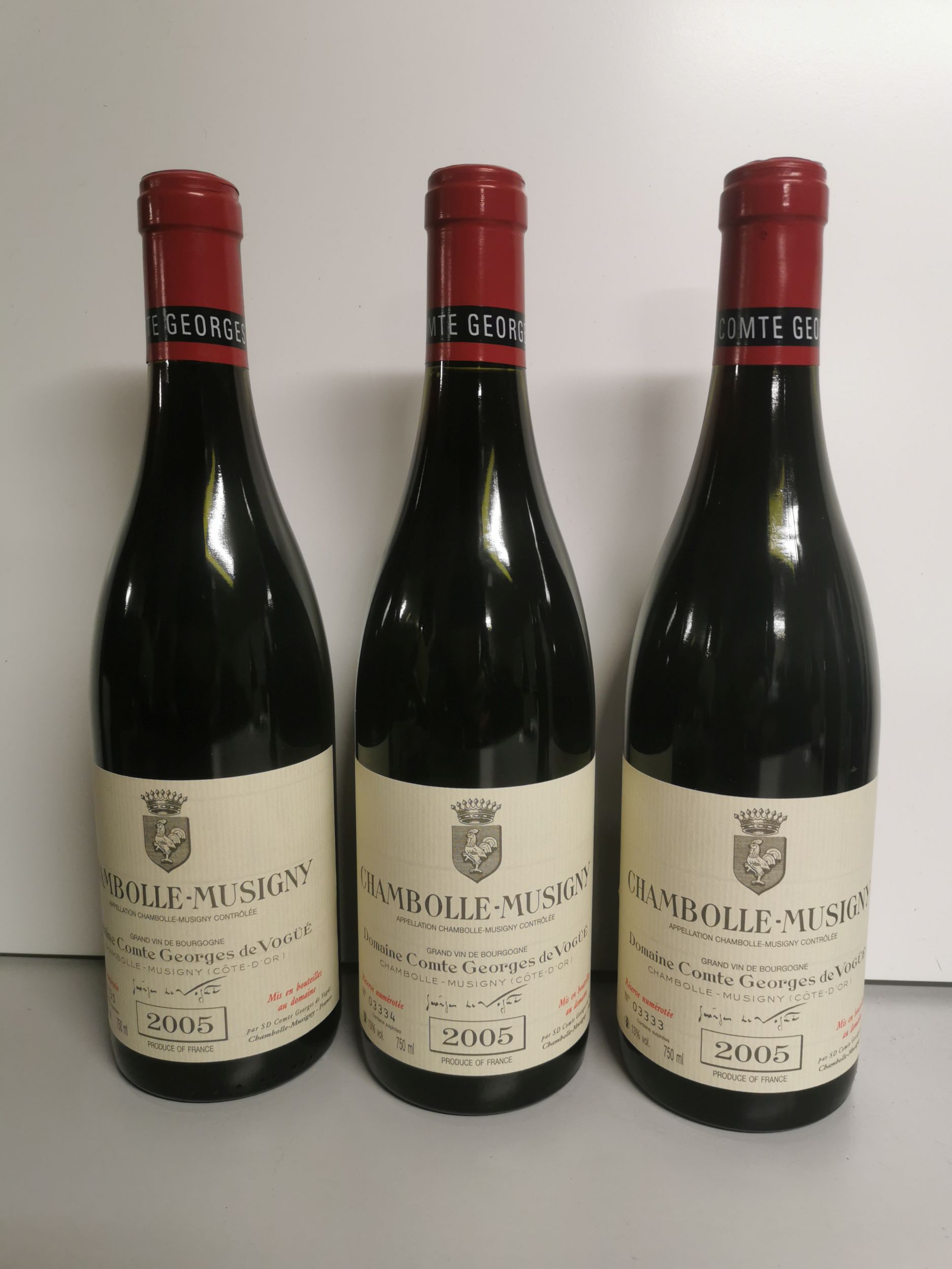 3 bouteilles  POMMARD :  | H&ocirc;tel Des Ventes de Monte-Carlo