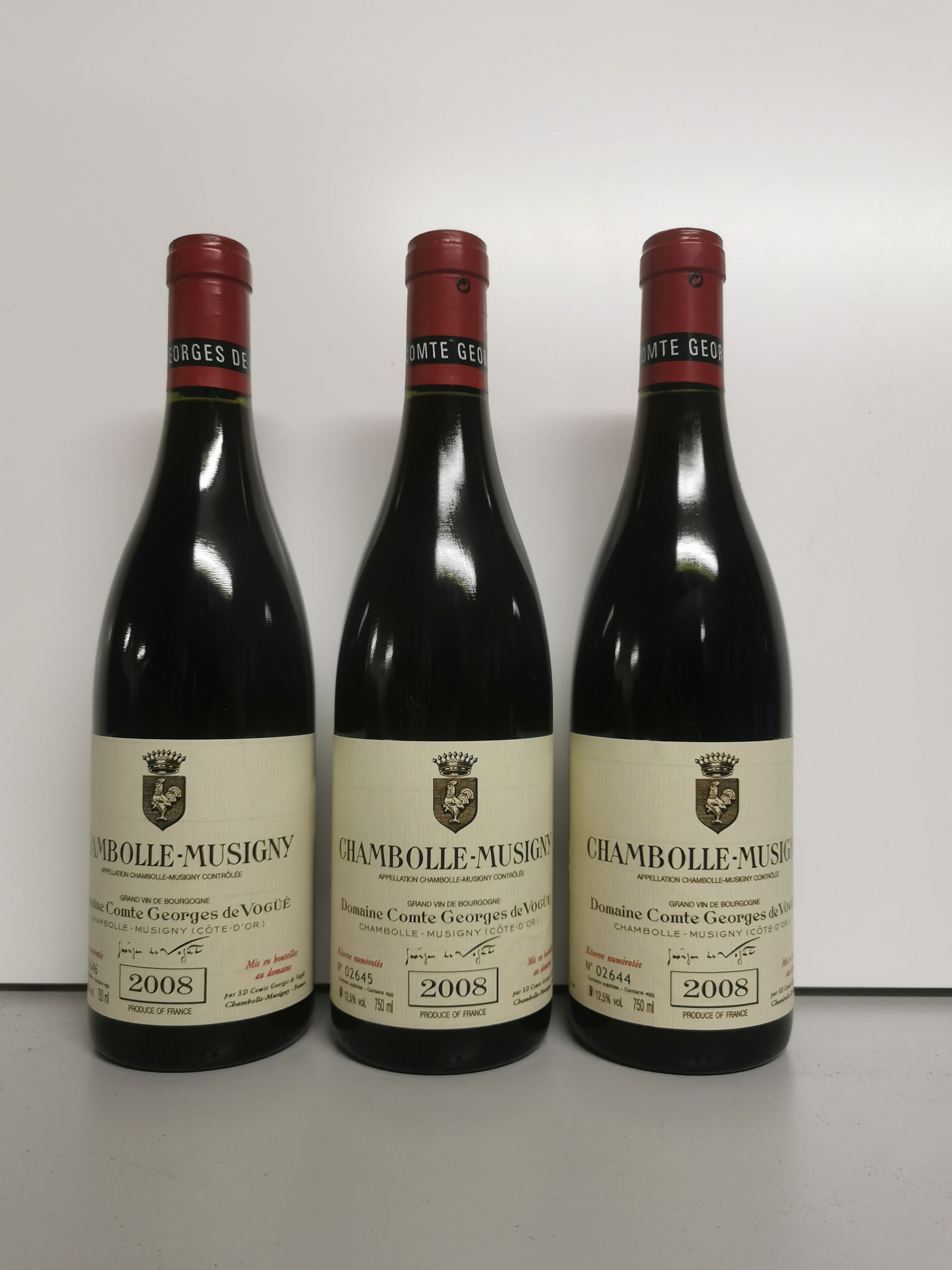 3 bouteilles  POMMARD :  | H&ocirc;tel Des Ventes de Monte-Carlo
