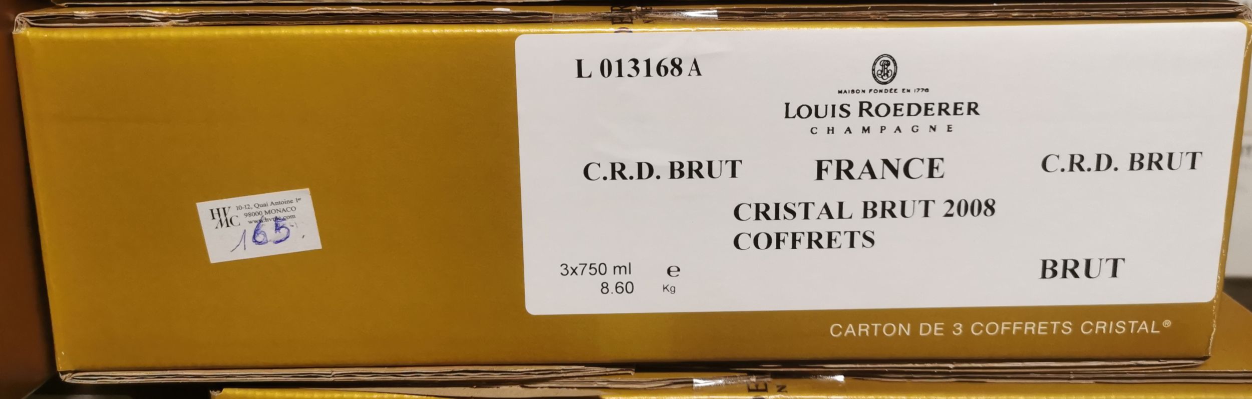 6 bouteilles CHAMPAGNE :  | H&ocirc;tel Des Ventes de Monte-Carlo