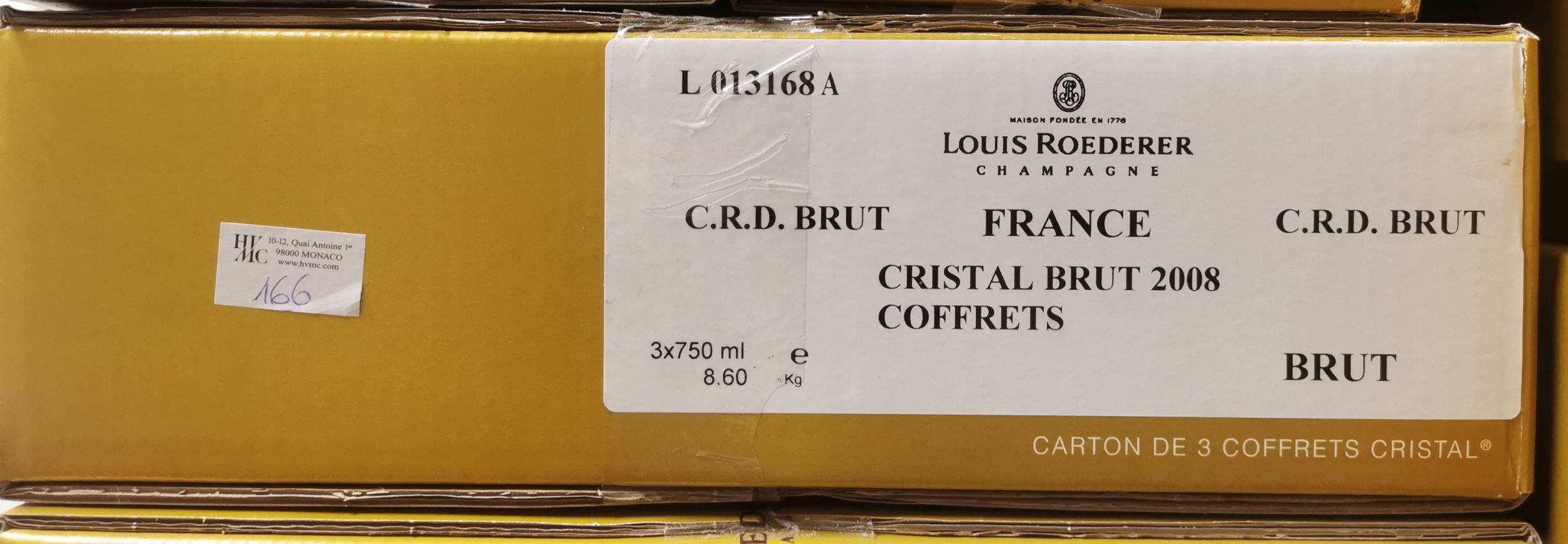 6 bouteilles CHAMPAGNE :  | H&ocirc;tel Des Ventes de Monte-Carlo