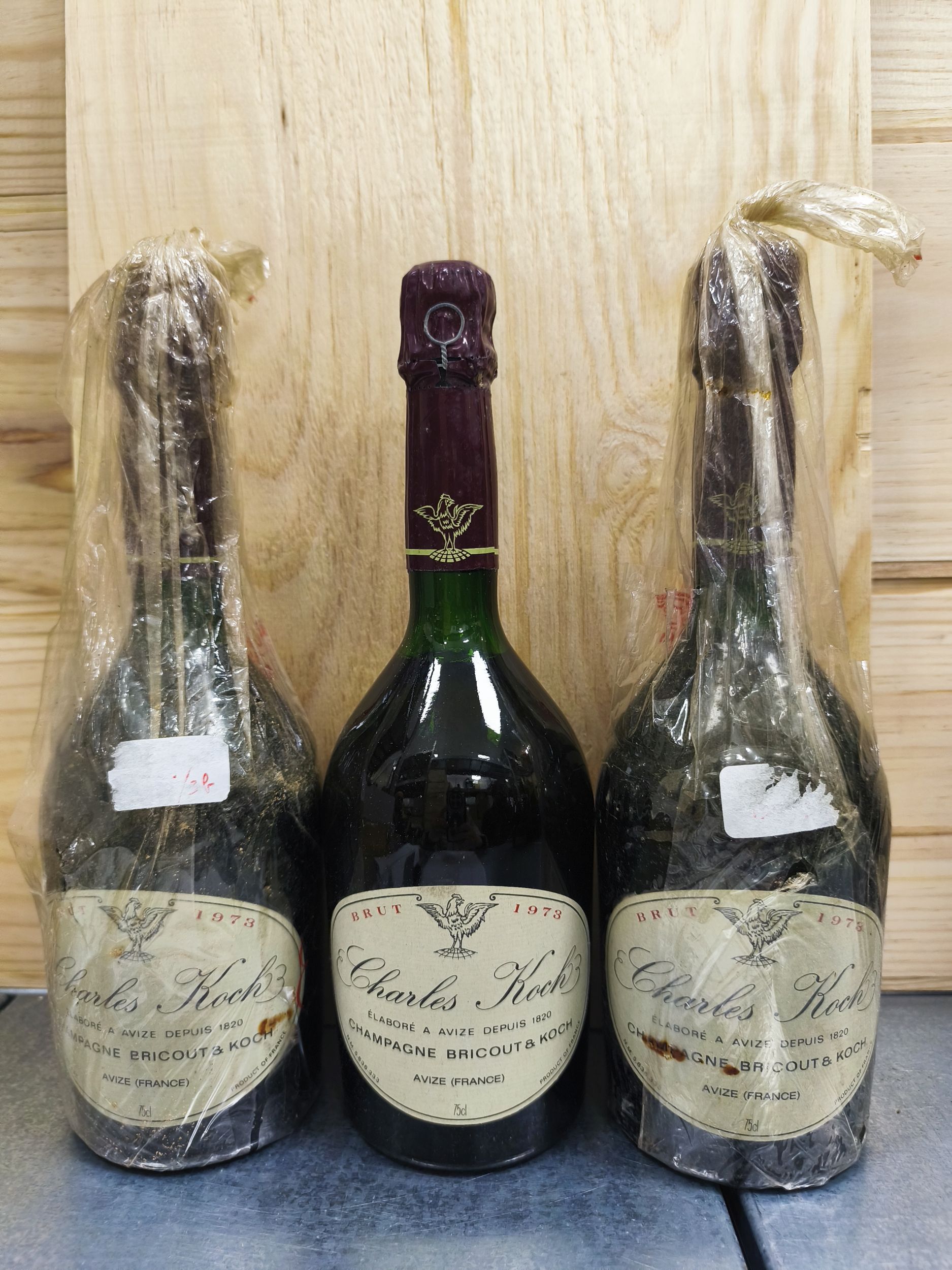 1  bouteille  CHAMPAGNE  