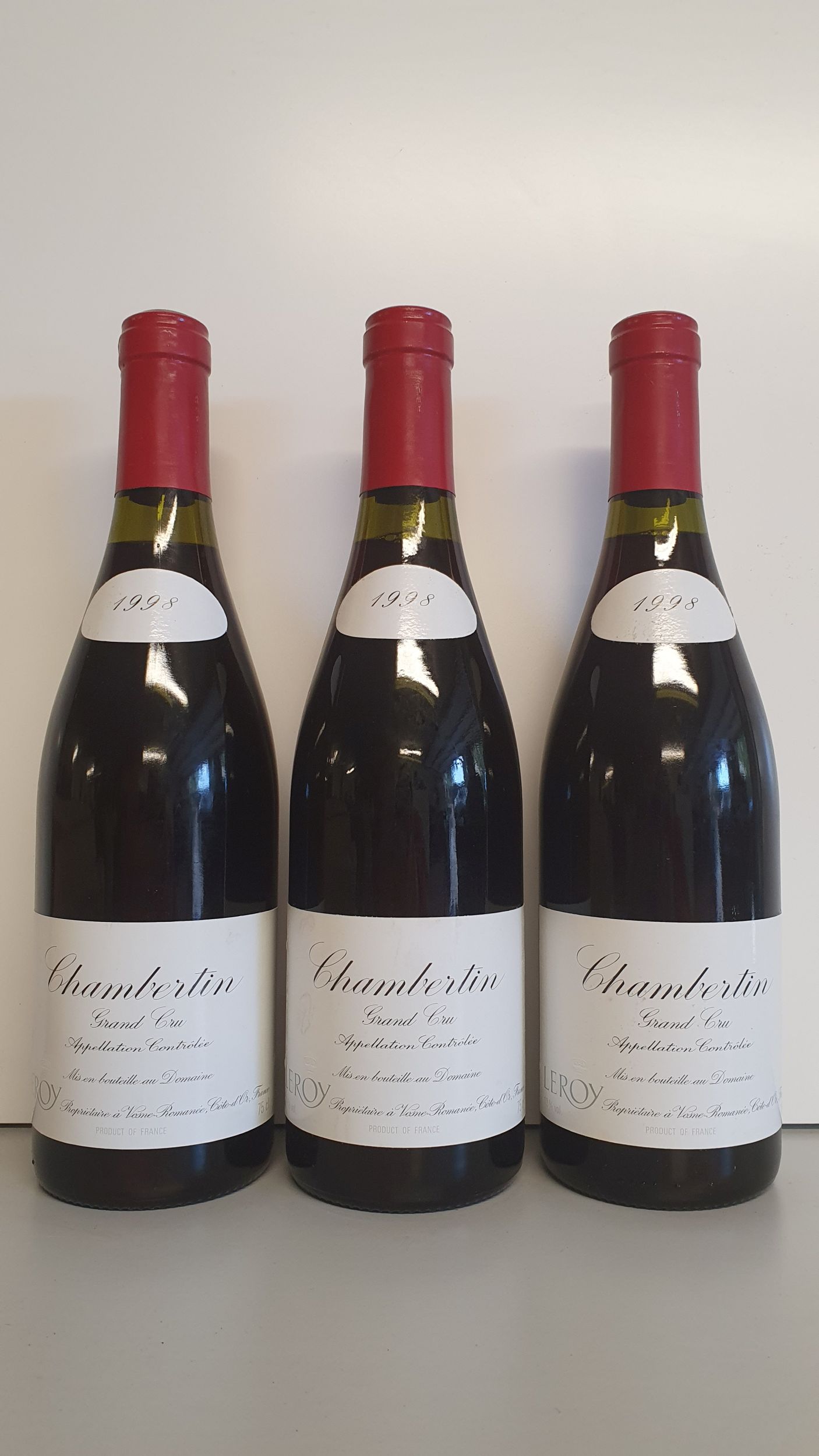 3 bouteilles  POMMARD :  | H&ocirc;tel Des Ventes de Monte-Carlo