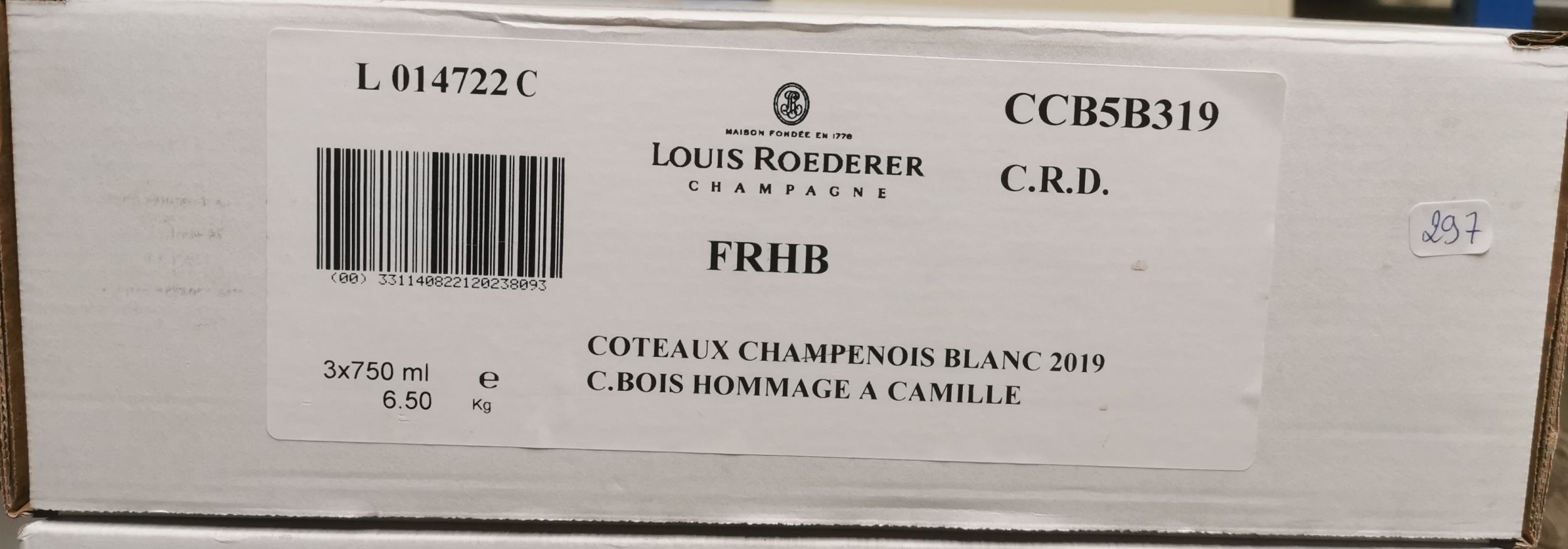 6 bouteilles CHAMPAGNE :  | H&ocirc;tel Des Ventes de Monte-Carlo