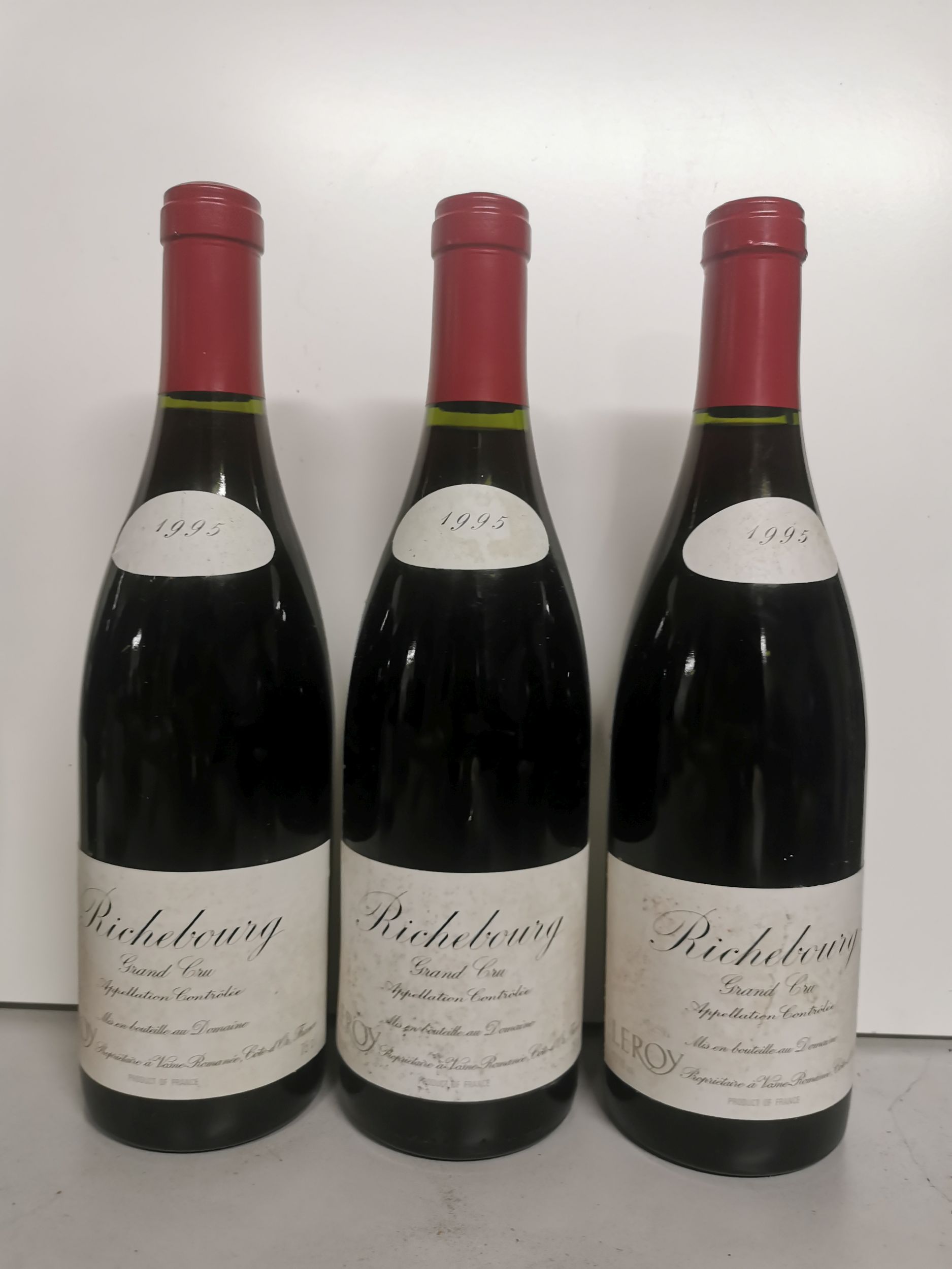 3 bouteilles  RICHEBOURG, 