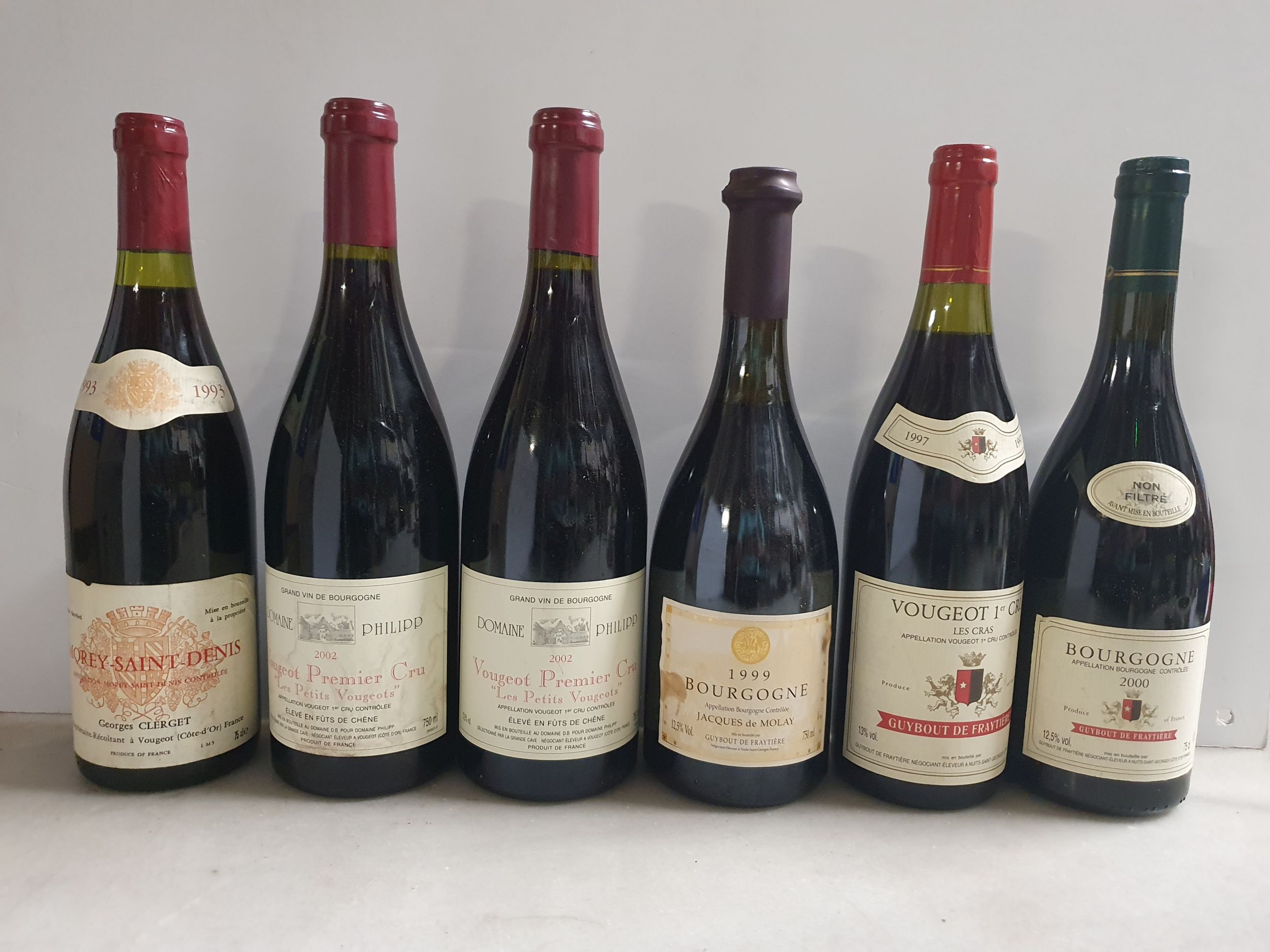 3 bouteilles  POMMARD :  | H&ocirc;tel Des Ventes de Monte-Carlo