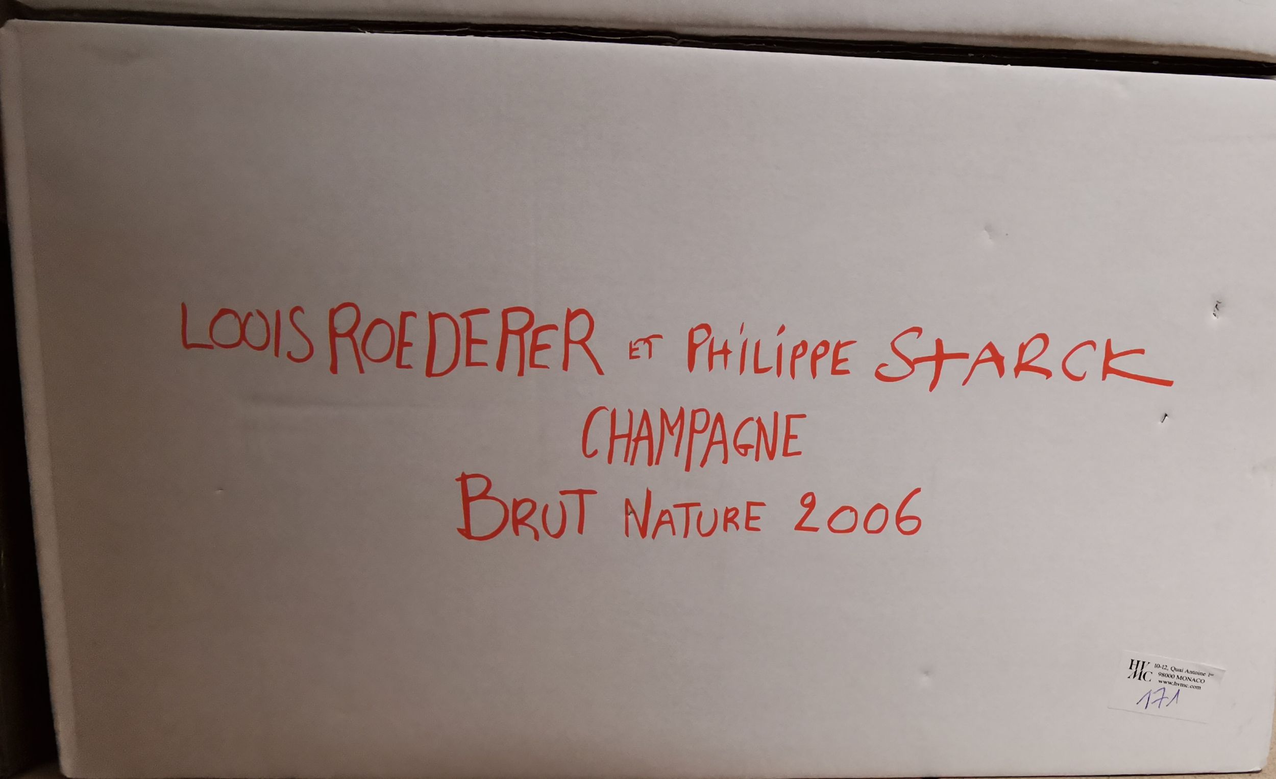 6 bouteilles CHAMPAGNE :  | H&ocirc;tel Des Ventes de Monte-Carlo
