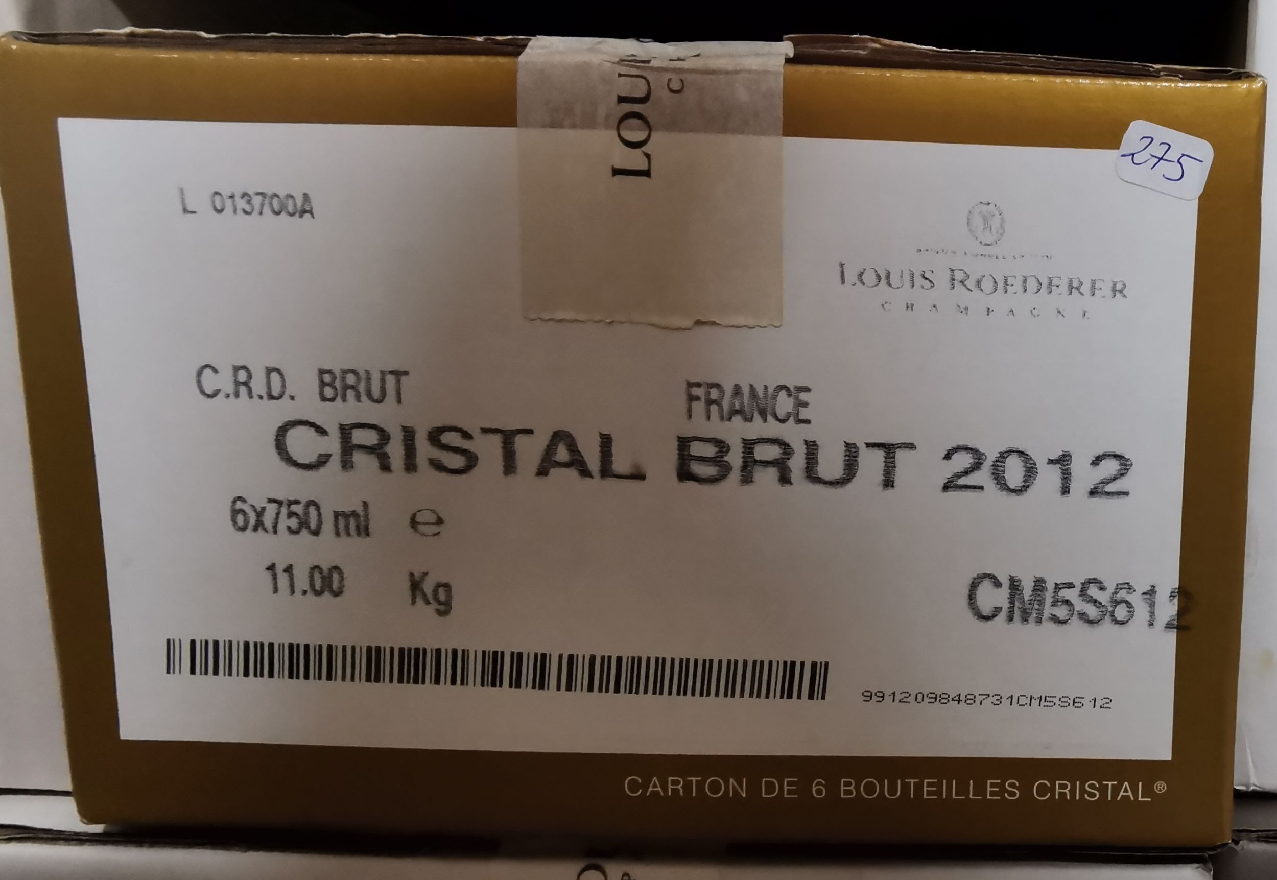 6 bouteilles CHAMPAGNE :  | H&ocirc;tel Des Ventes de Monte-Carlo