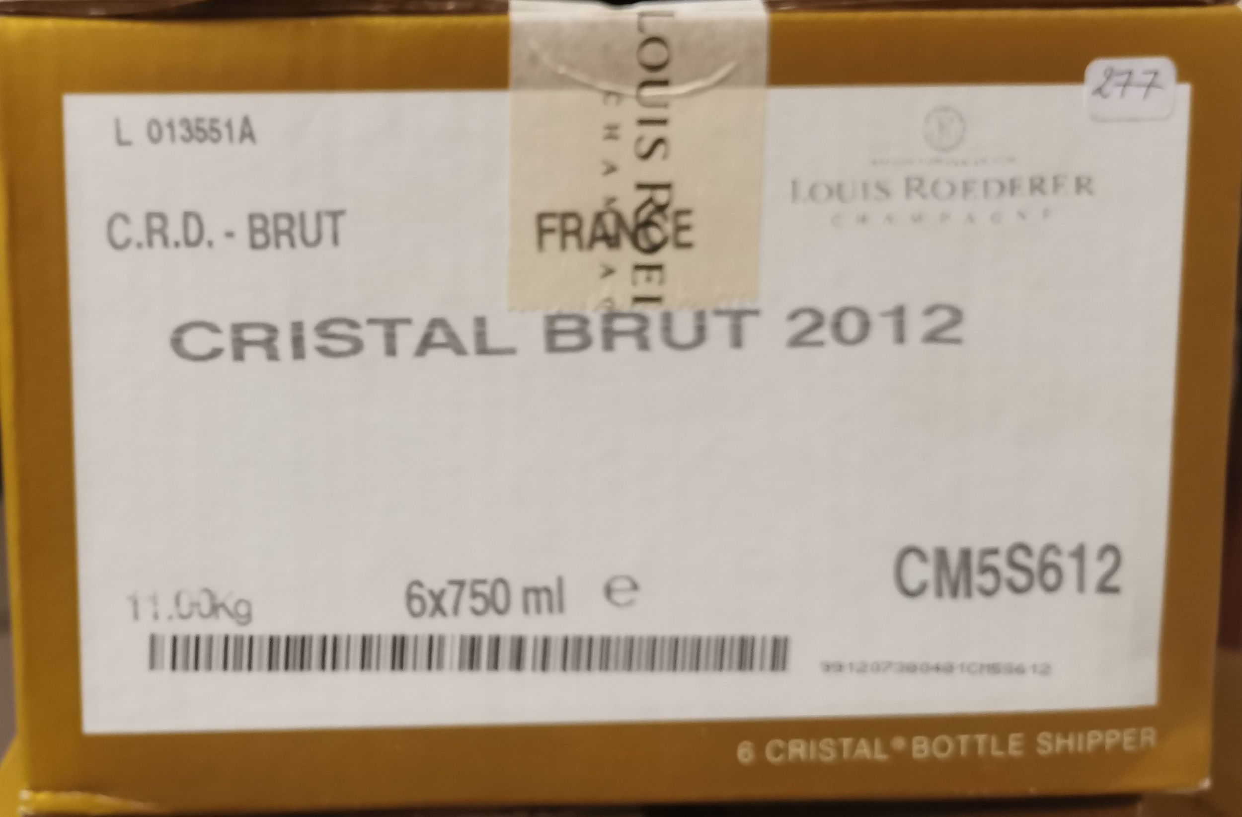 6 bouteilles CHAMPAGNE :  | H&ocirc;tel Des Ventes de Monte-Carlo