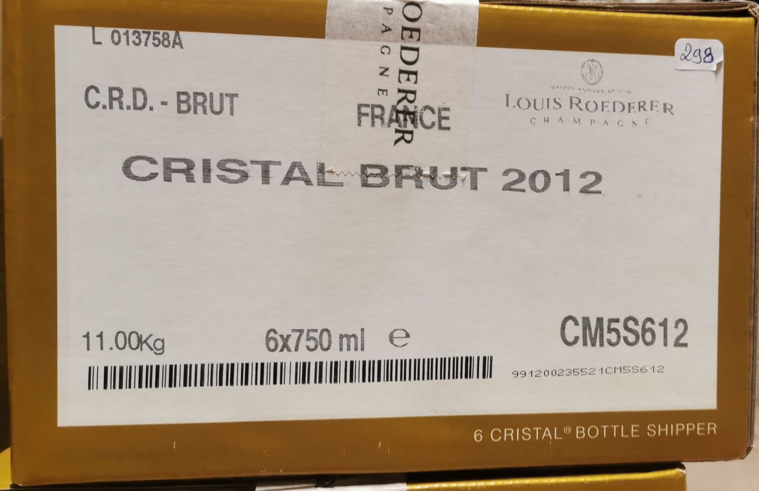 6 bouteilles CHAMPAGNE :  | H&ocirc;tel Des Ventes de Monte-Carlo