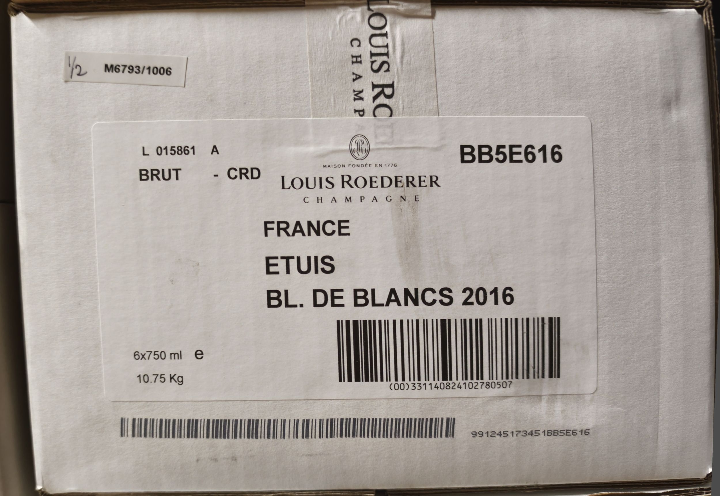 2 bouteilles BLANCS DIVERS :  | H&ocirc;tel Des Ventes de Monte-Carlo