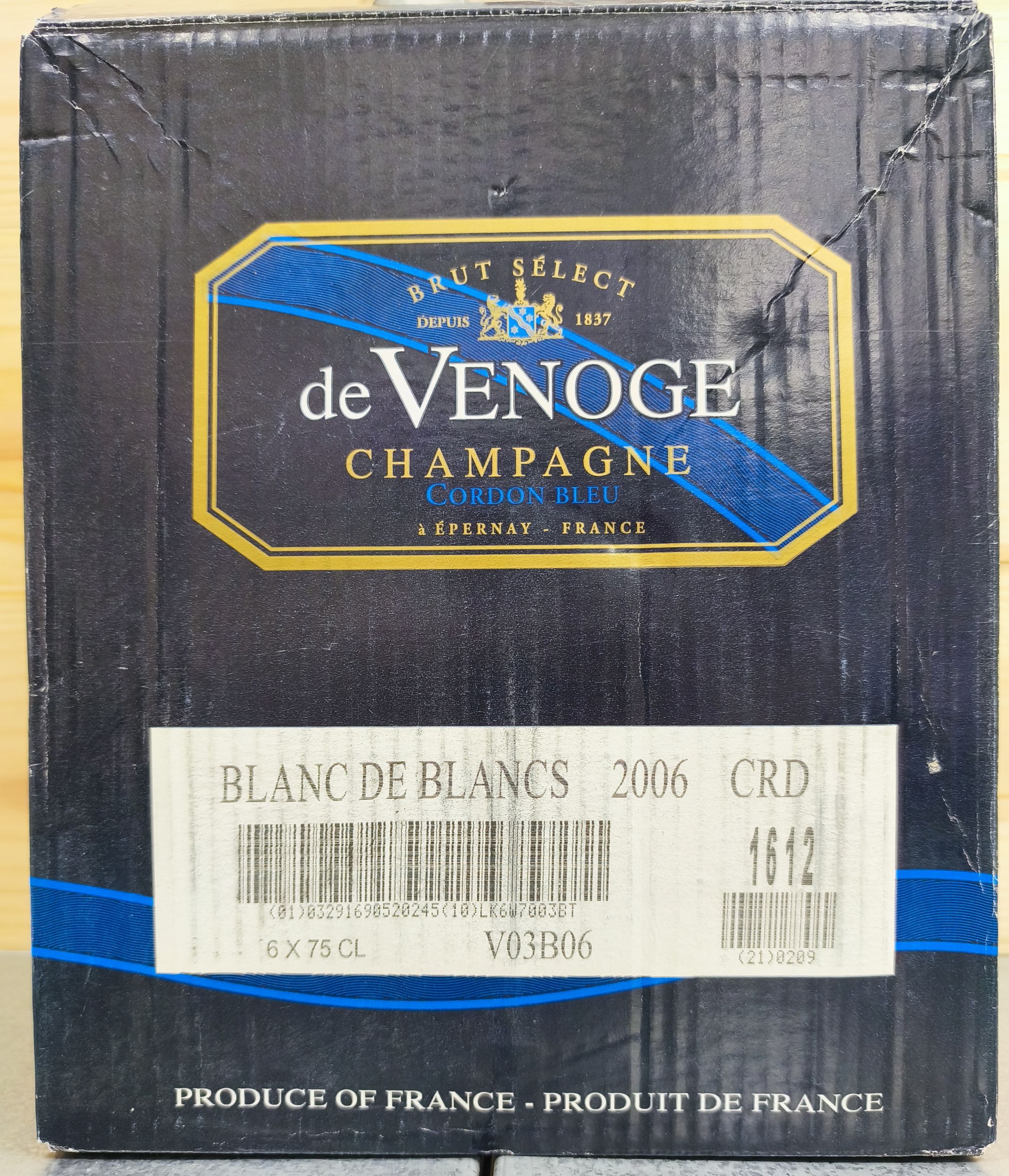1  bouteille  CHAMPAGNE  