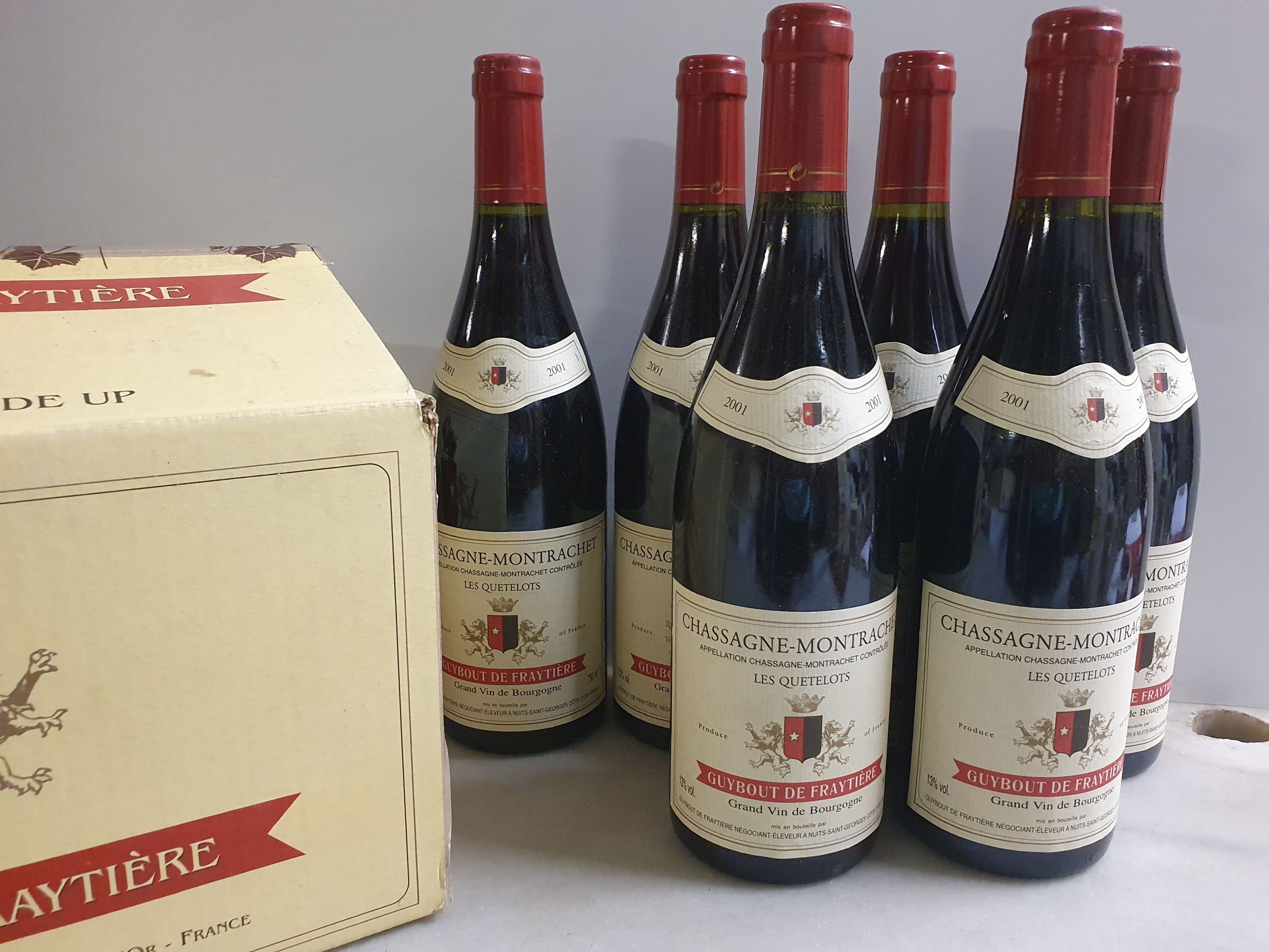 3 bouteilles  POMMARD :  | H&ocirc;tel Des Ventes de Monte-Carlo